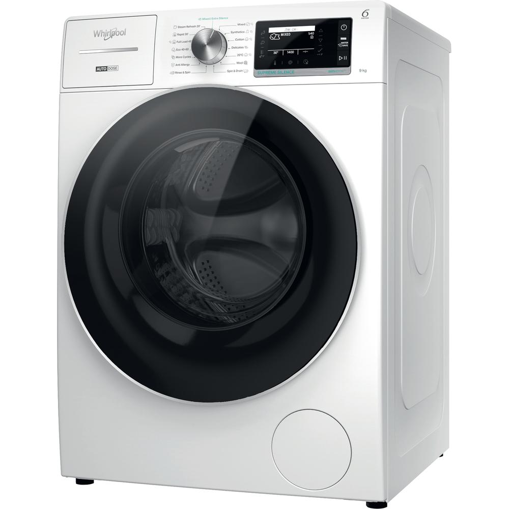 Whirlpool Pesumasin Vabaltseisev W8 99AD SILENCE EE Valge Eestlaetav A Perspective