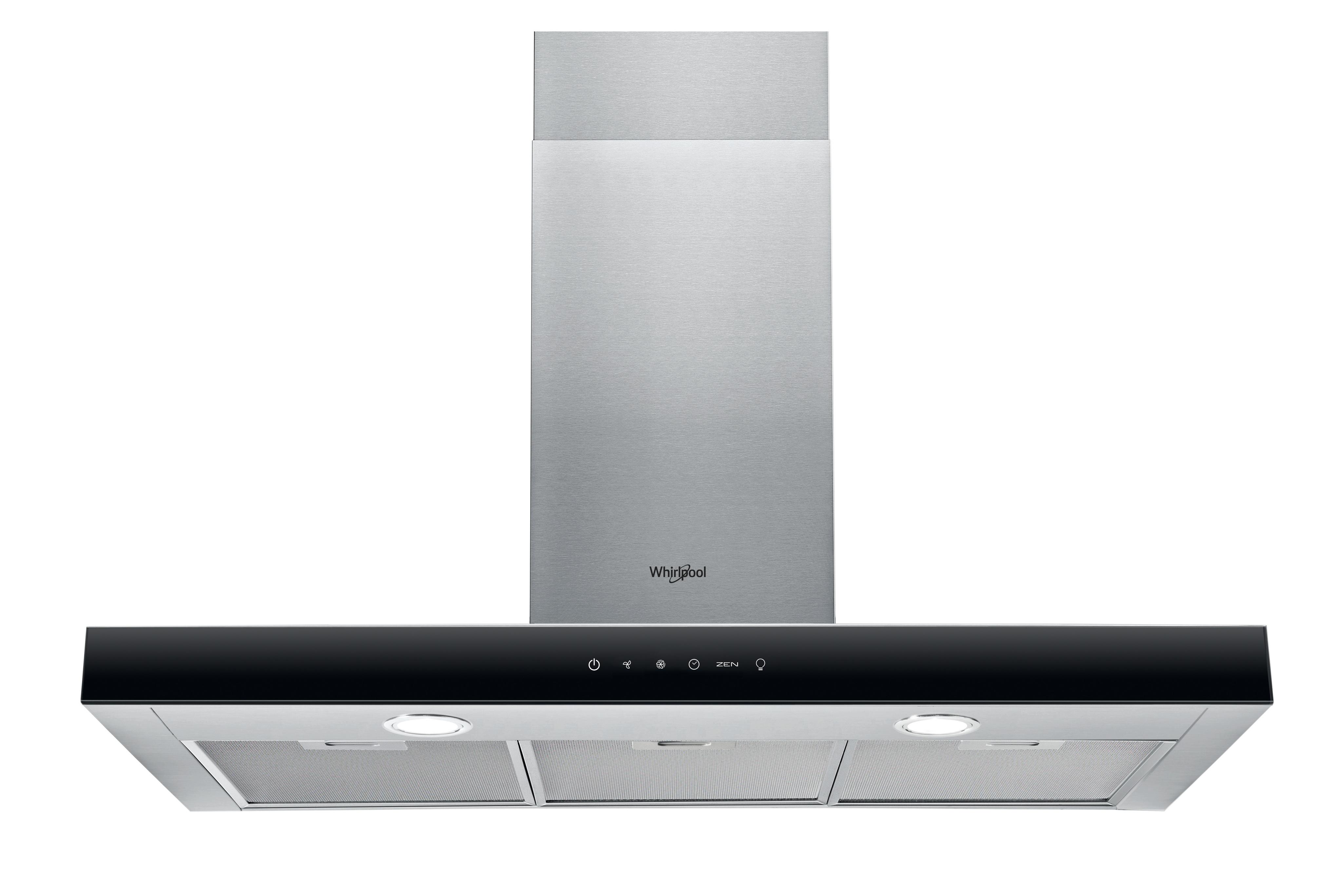 Whirlpool Gartraukis Įmontuojama WHB 92F UT X/1 Nerūdijančio plieno Wall-mounted Elektroninis Frontal