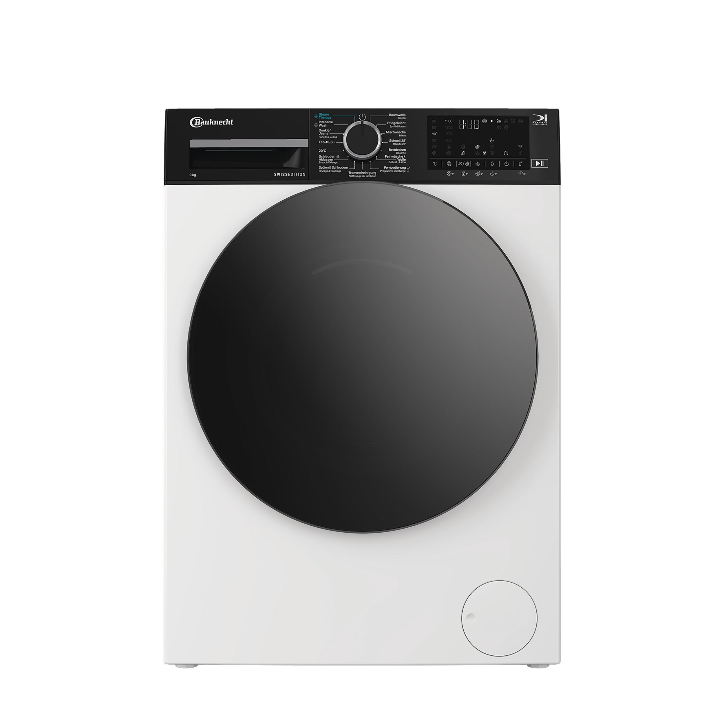 Bauknecht Lave-linge Appareil à pose libre BKWM9F09 Blanc Chargeurs frontaux A Frontal