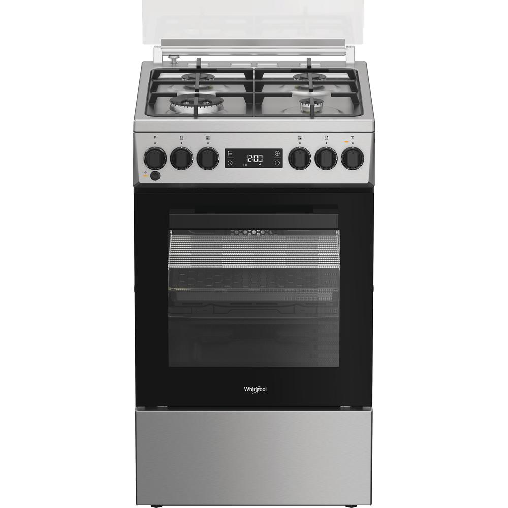 Whirlpool Plīts W5G8LMSWTX Inox Gāzes Frontal