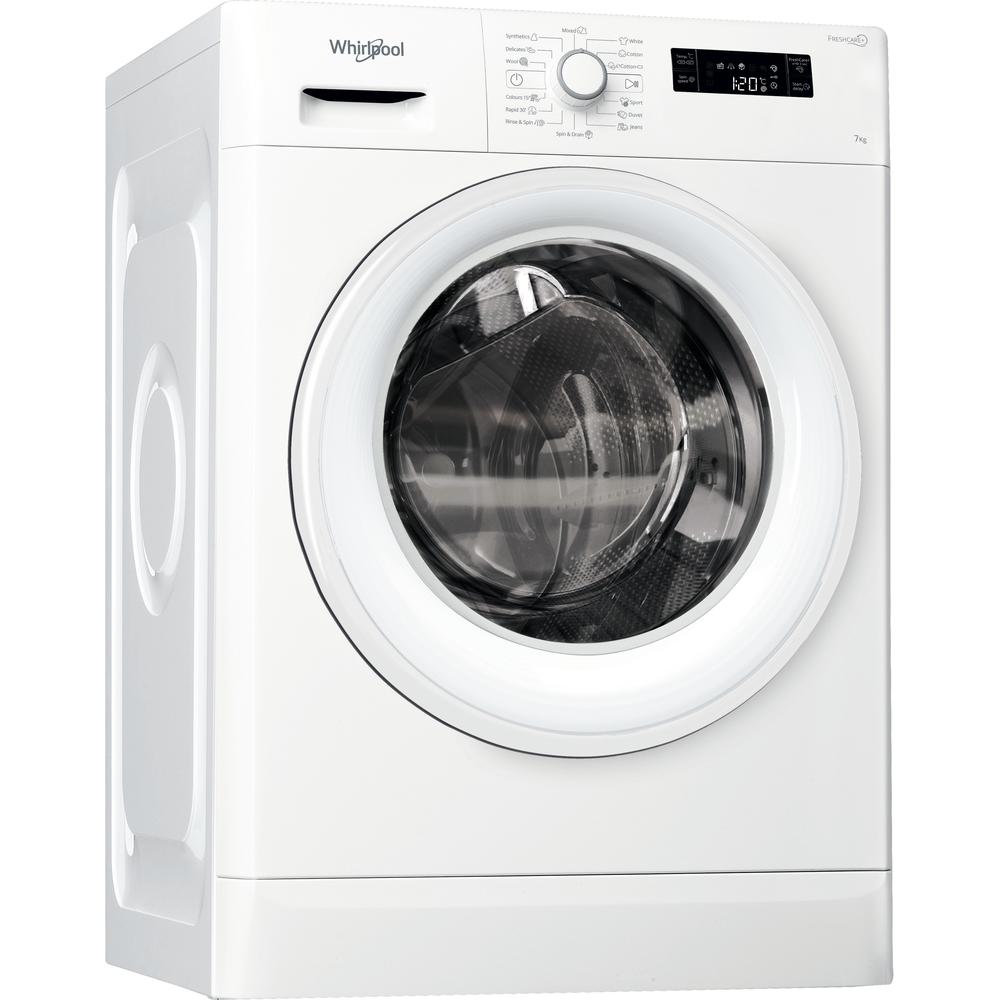 Whirlpool Washing machine Free-standing FWF71052W GCC White Front loader A++ Perspective