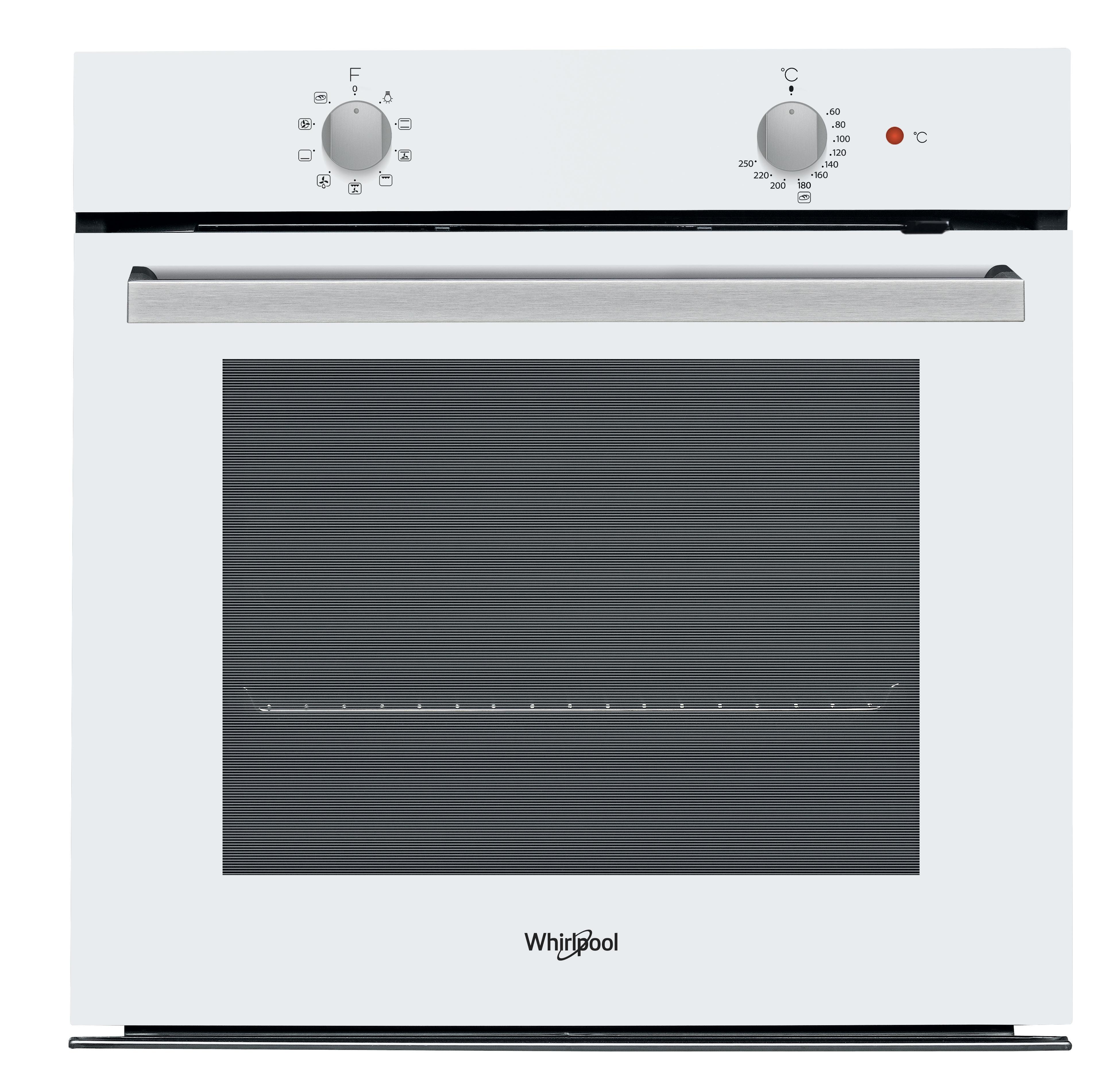 Whirlpool Ugn Inbyggda OA 2N8F D WH Elektrisk A Frontal