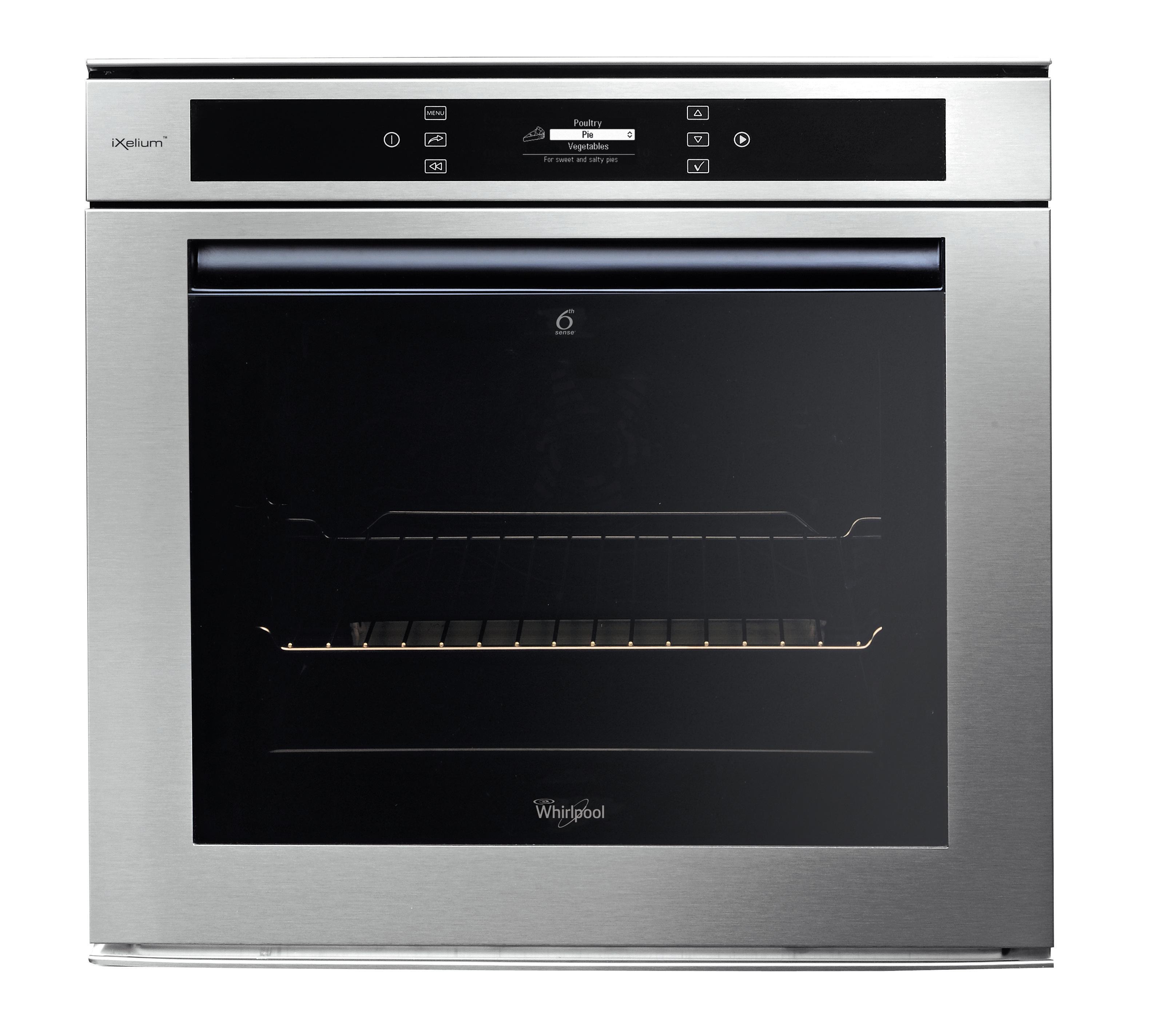 Whirlpool built in electric oven: in Stainless Steel - AKZM 656/IX
