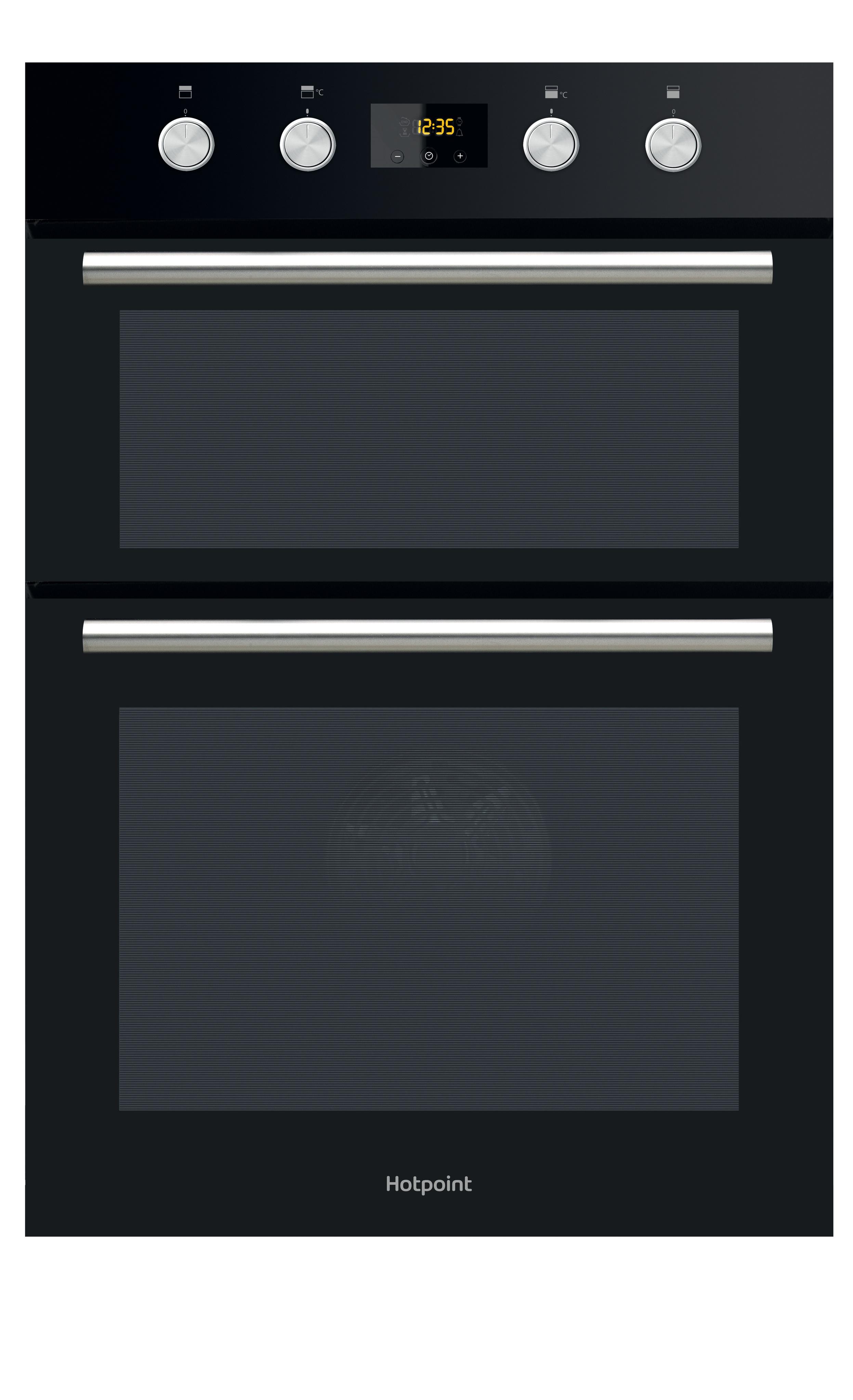 Hotpoint Double oven DD2 844 C BL Black A Frontal