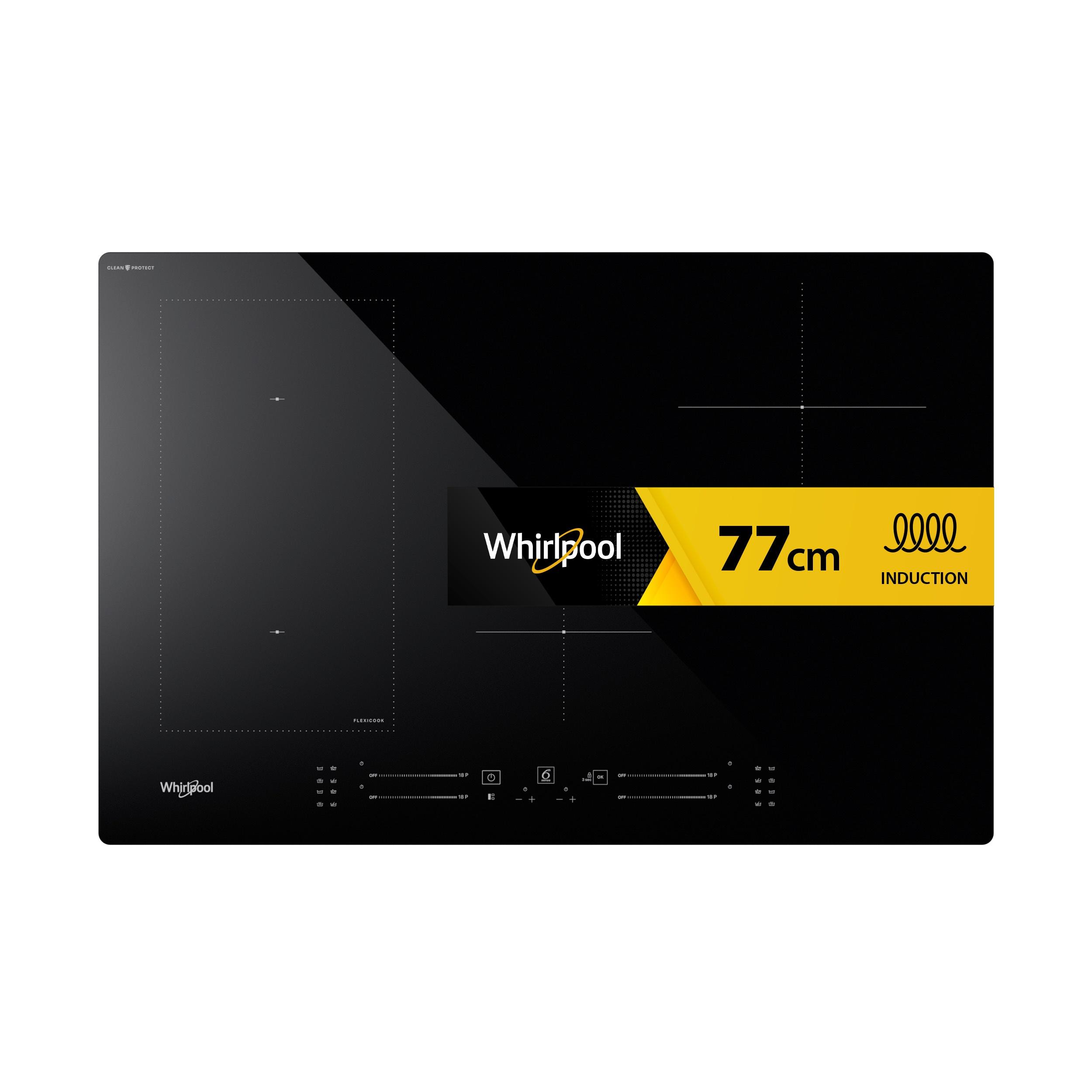 Whirlpool Varná doska WL S2177 CPNE Čierna Induction vitroceramic Frontal