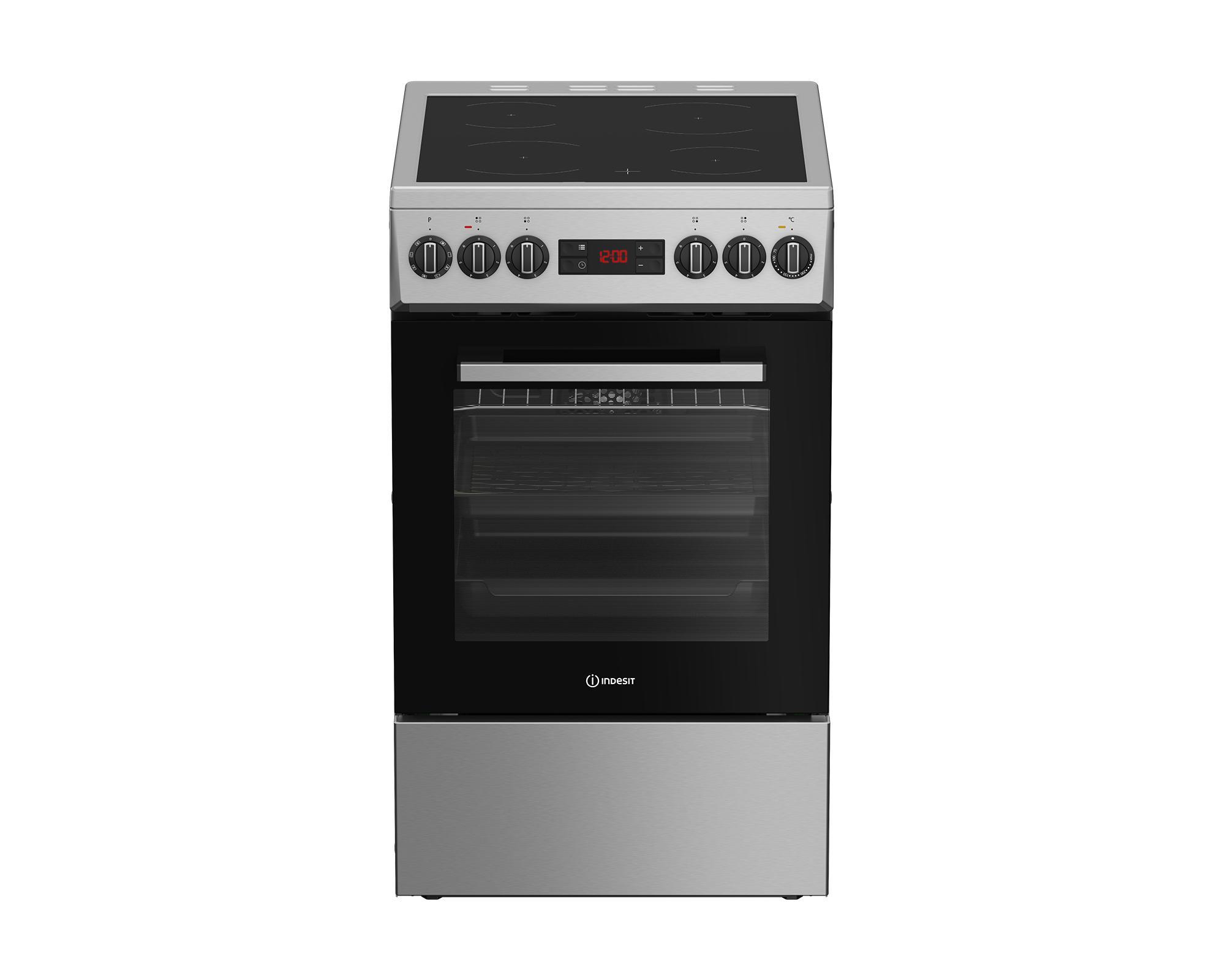 Indesit Pliit IS5V8CSX/P Roostevaba teras Elekter Frontal