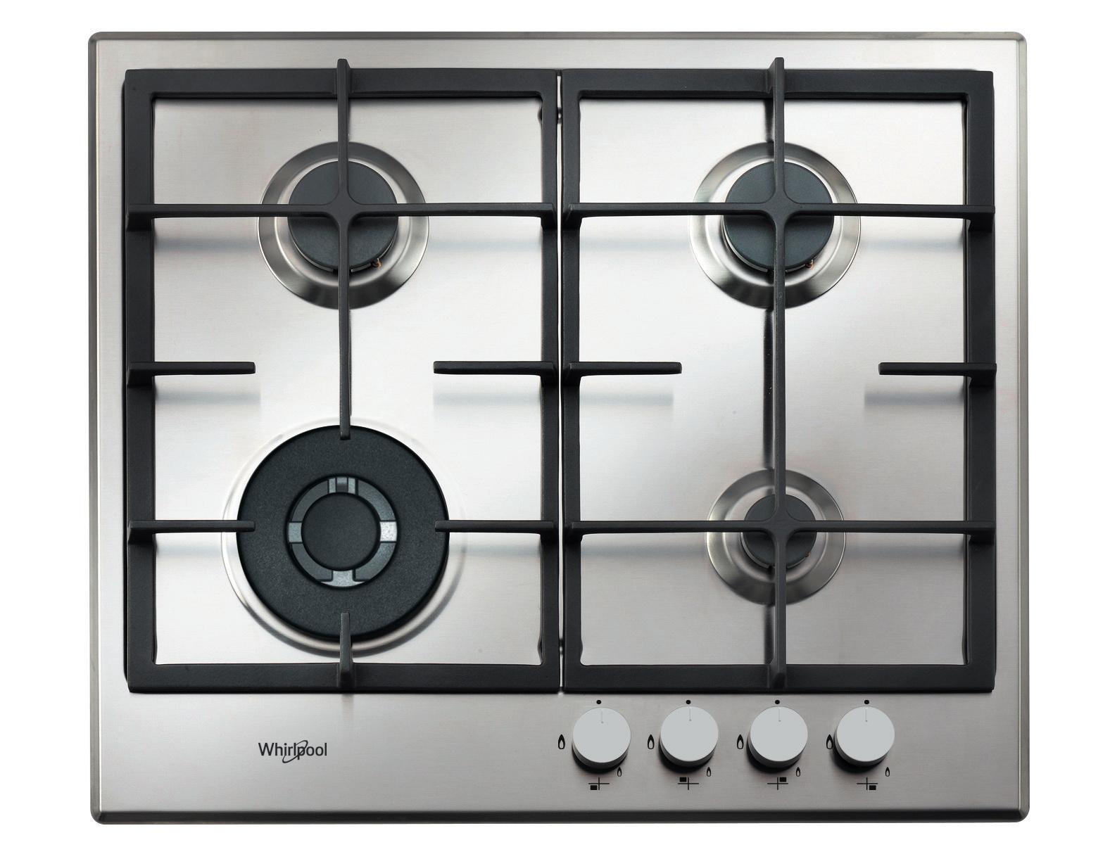 Whirlpool Варильна поверхня GMA 6422/IX Нержавіюча сталь Газова Frontal