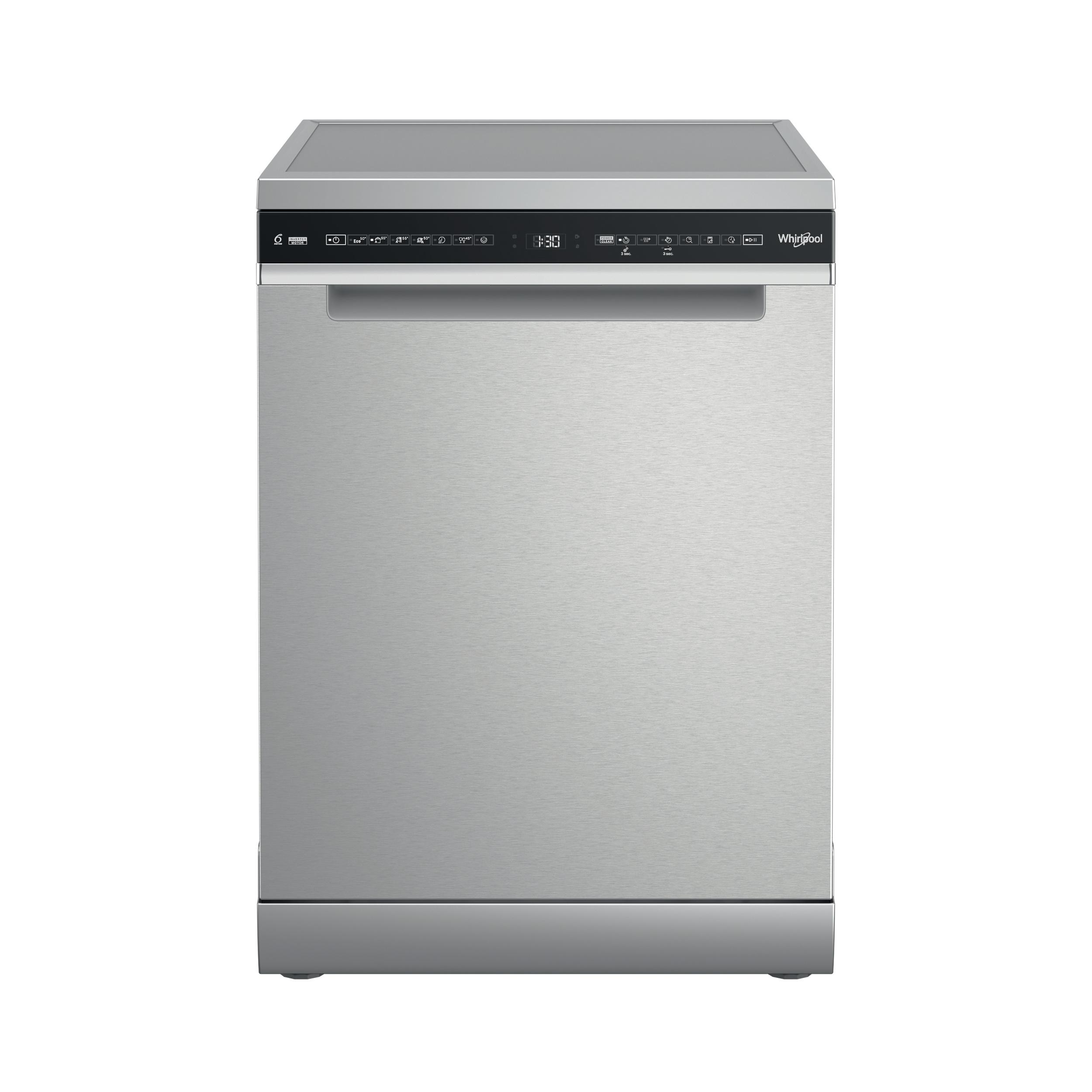 Whirlpool Freestanding MaxiSpace Dishwasher with Flexible 3rd Rack - 15 Place Setting - B Rated - W7F HS51 X UKimage
