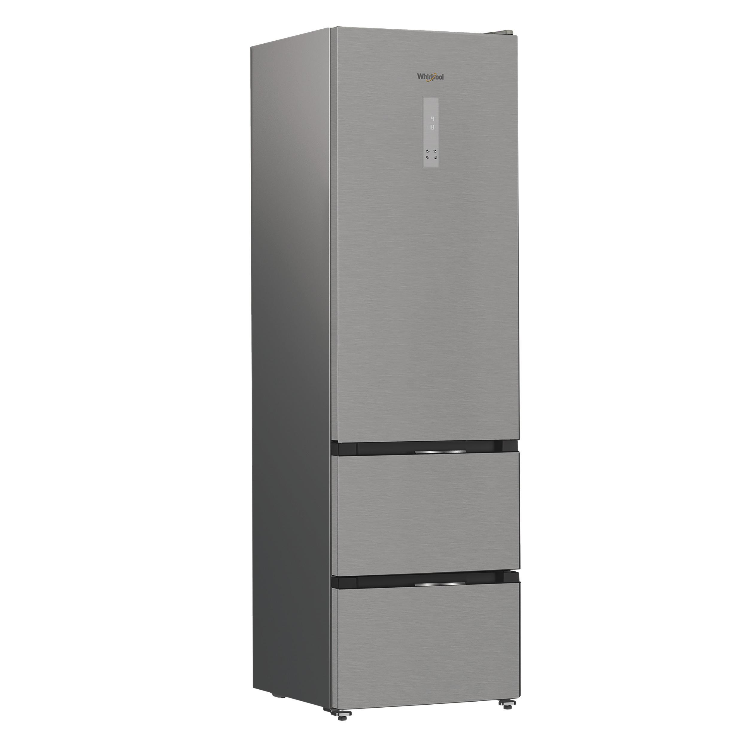 Whirlpool Racitor-congelator combinat Independent WHKF 6352 X5E ARC 764 Manhattan Gray 2 doors Perspective