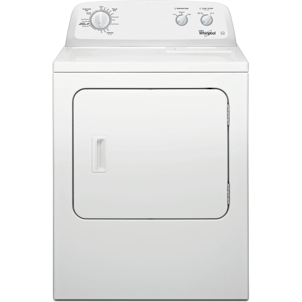 Whirlpool Dryer 4KWED4705FW White Frontal