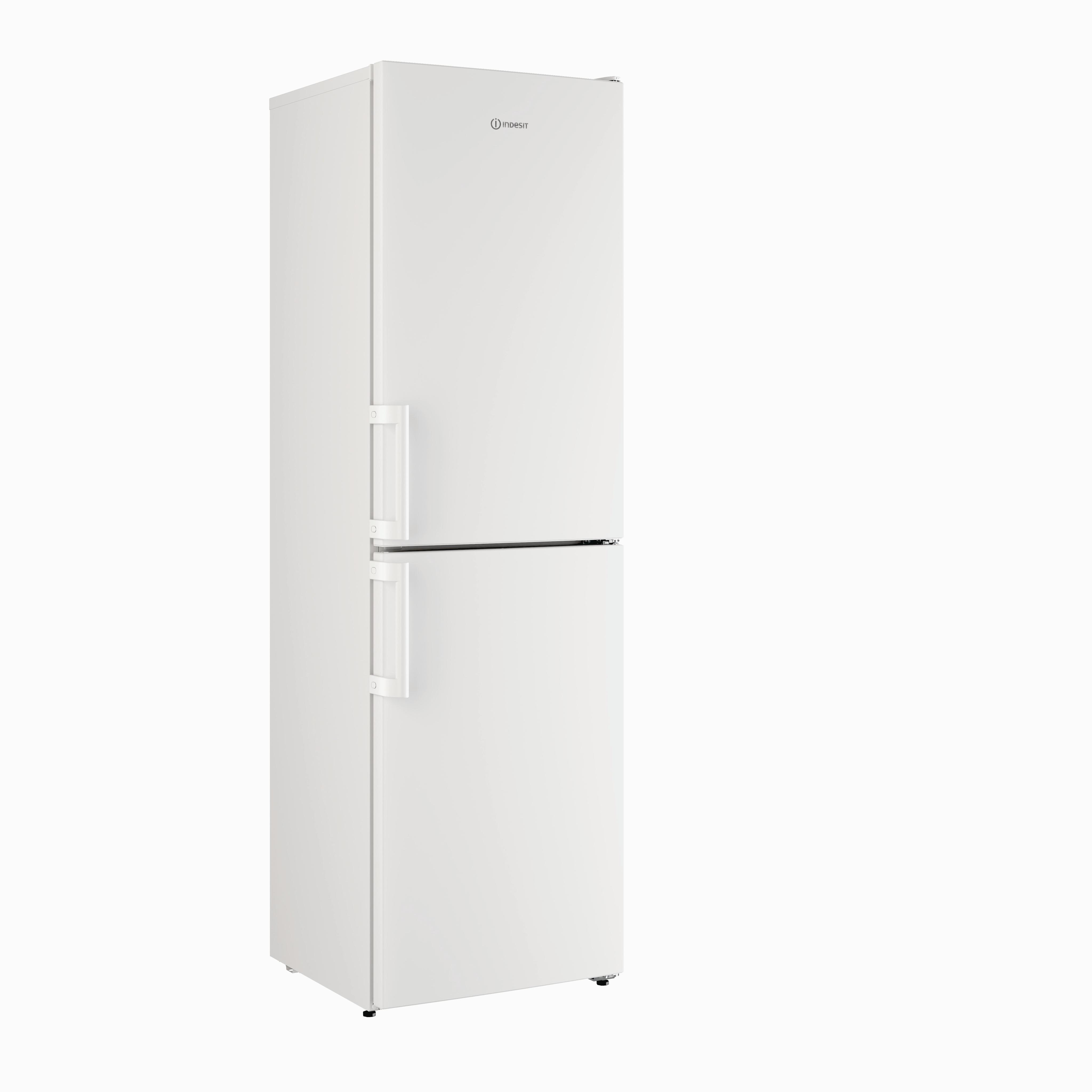 Indesit Fridge-Freezer Combination Free-standing IB55 732 W UK White 2 doors Perspective