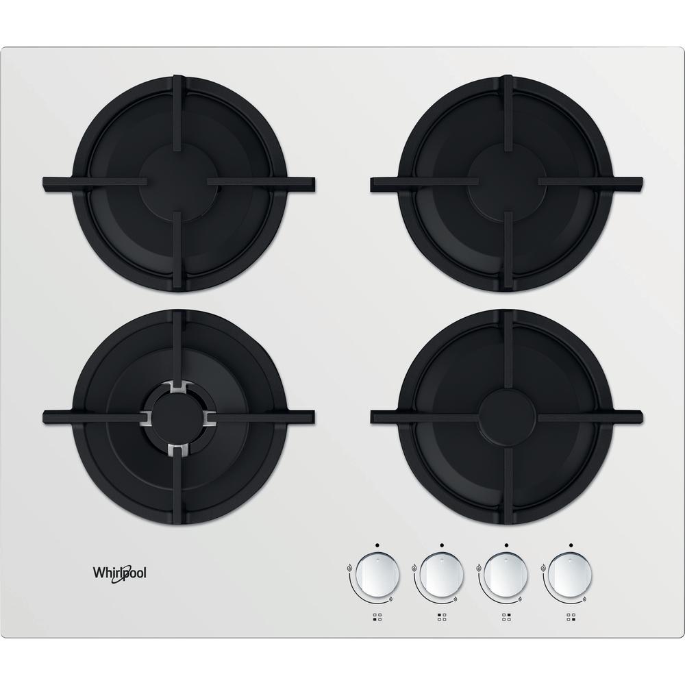 Whirlpool Plīts virsma AKT 625/WH Balts Gāzes Frontal