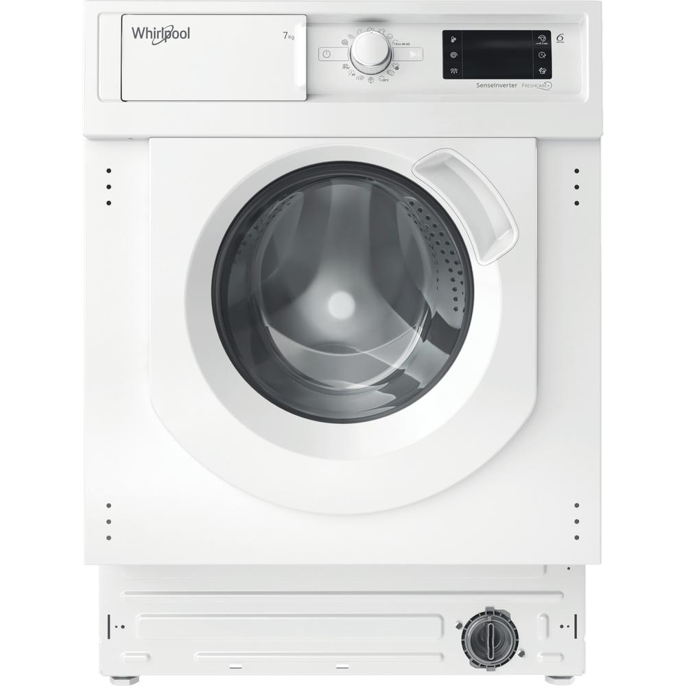 Whirlpool Veļas mazgājamā mašīna Iebūvējams BI WMWG 71483E EU N Balts Priekšējās ielādes D Frontal