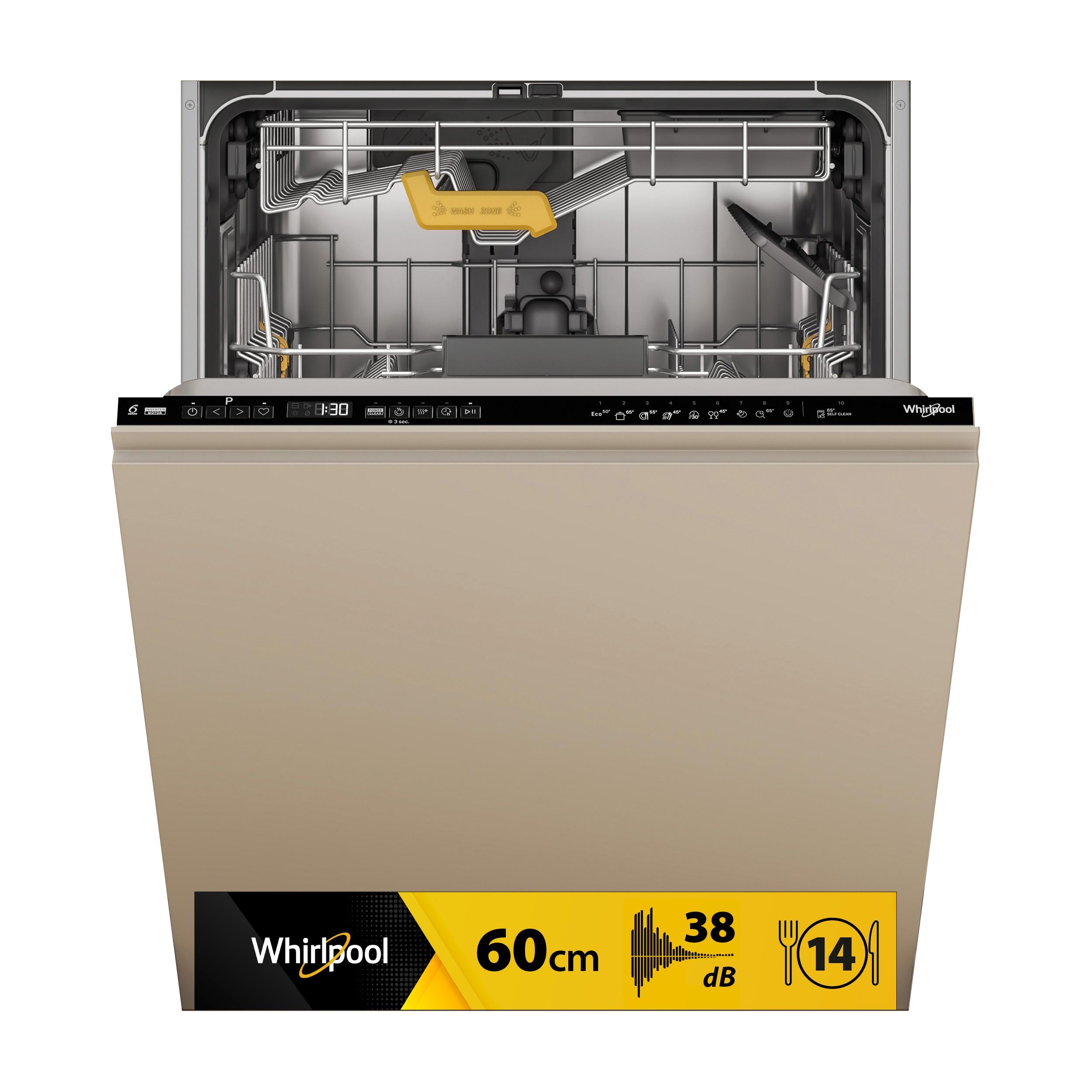 Whirlpool Máquina de lavar loiça Encastre WH8IPB14AM6L0 Encastre total B Frontal