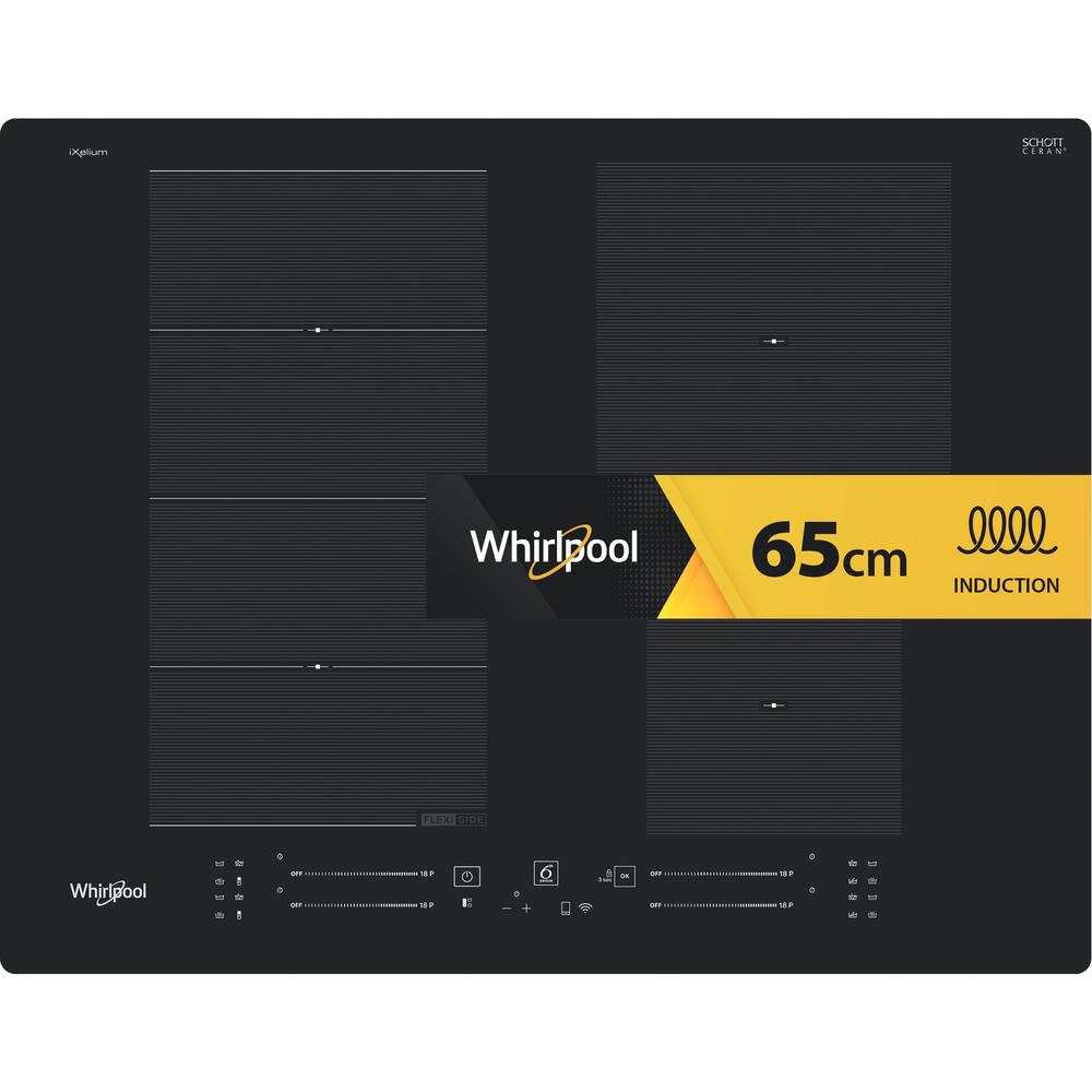 Whirlpool Ploča WF S2765 NE/IXL Crna Induction vitroceramic Frontal