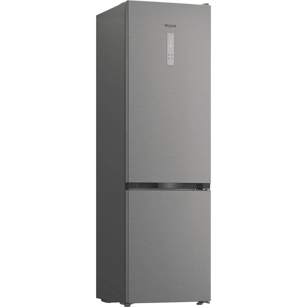 Whirlpool Комбиниран хладилник с камера Свободностоящи WHK 26413 X6EA1 ARC 764 Manhattan Gray 2 врати Perspective