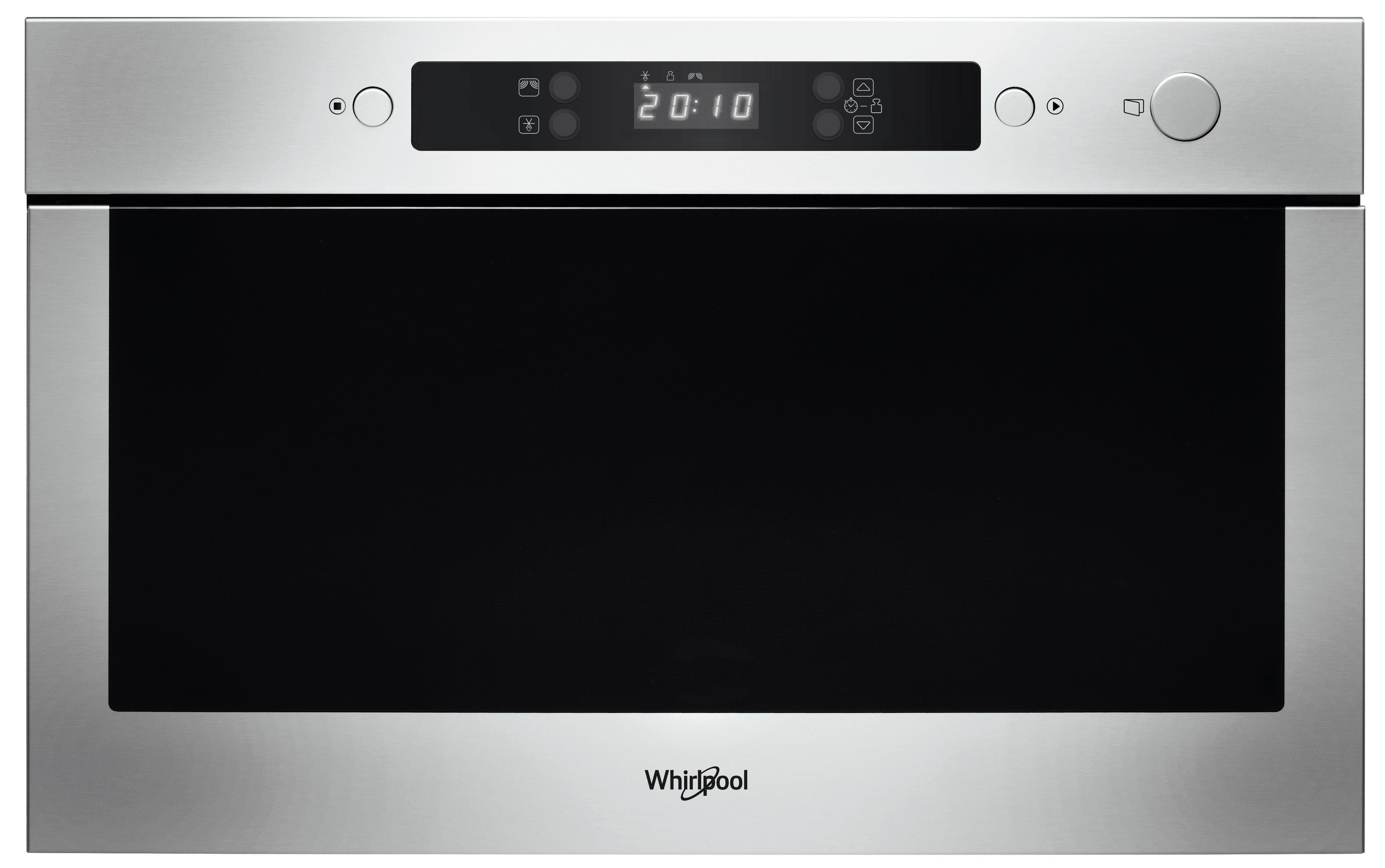 Whirlpool Mikrovågsugn Inbyggda AMW 423/IX Stainless steel Elektronisk 22 Endast MW 750 Frontal