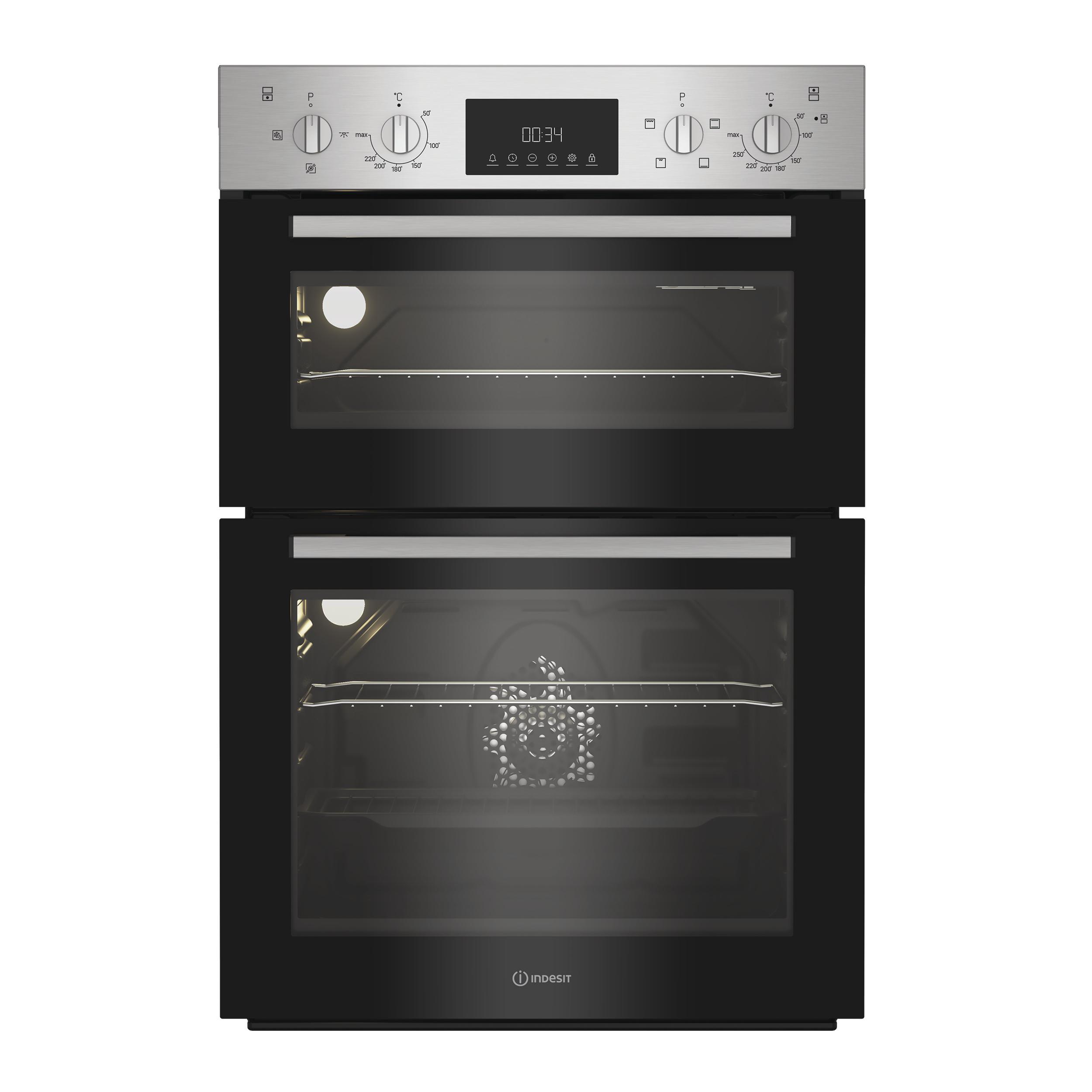 Indesit Double oven DII 10D IX Inox A Frontal
