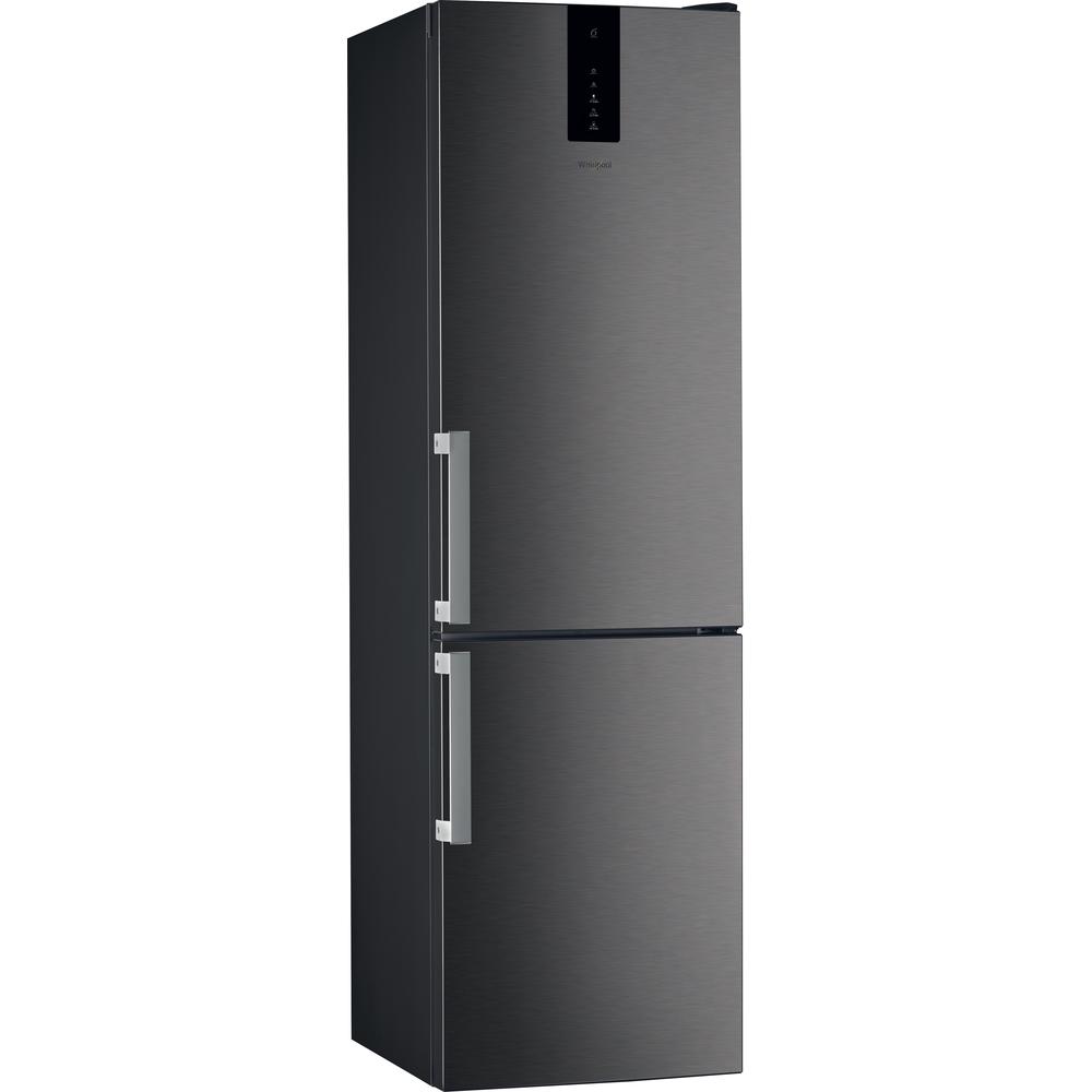 Whirlpool Συνδυασμός ψυγείου/καταψύκτη Ελεύθερο W9 931A KS H Μαύρο / Inox 2 doors Perspective