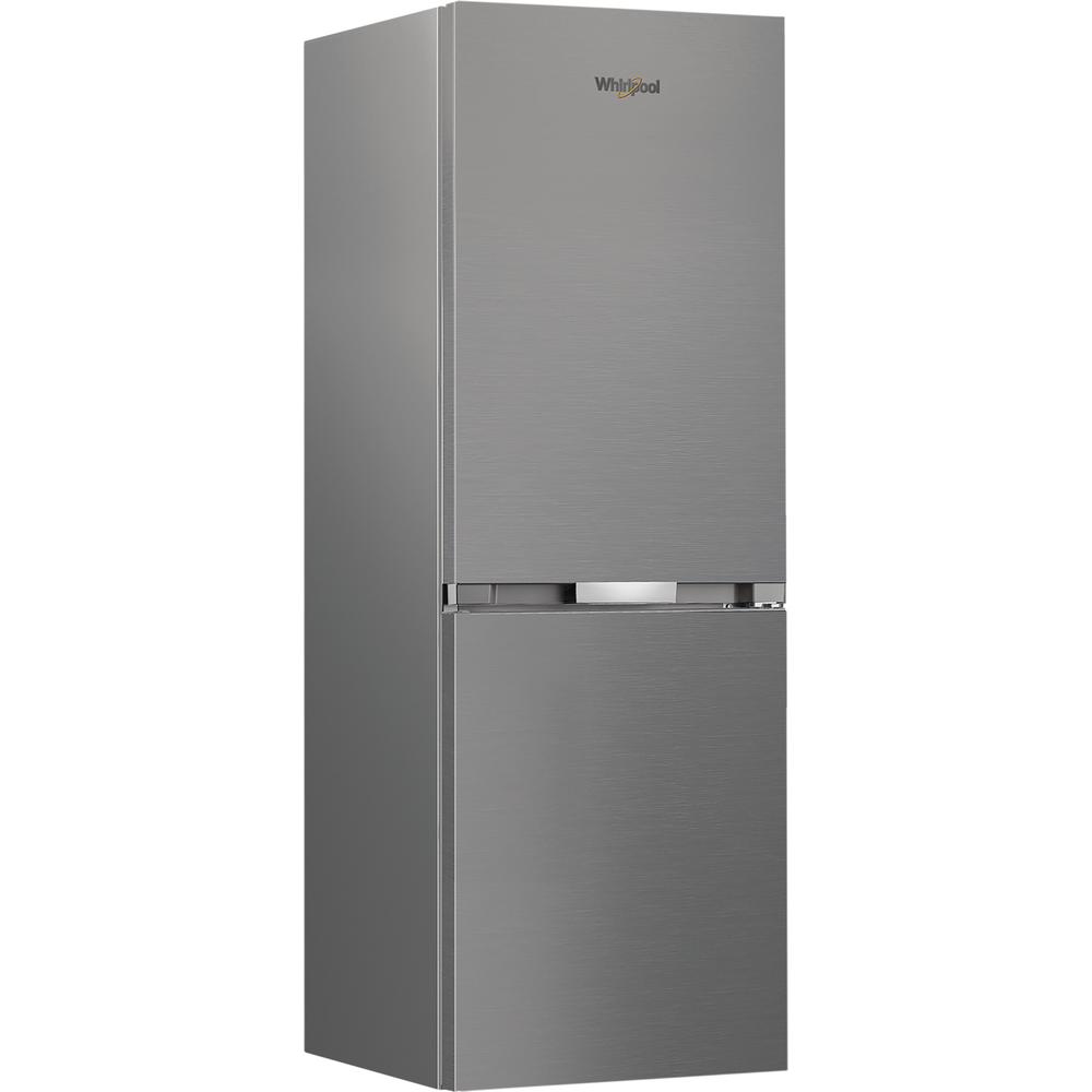 Whirlpool Комбиниран хладилник с камера Свободностоящи WHK 25364 XP4E1 Сребрист 2 врати Perspective