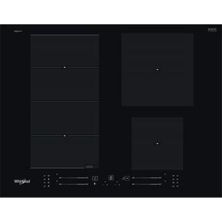 Whirlpool Koketopp WF S9365 BF/IXL Svart Induction vitroceramic Frontal