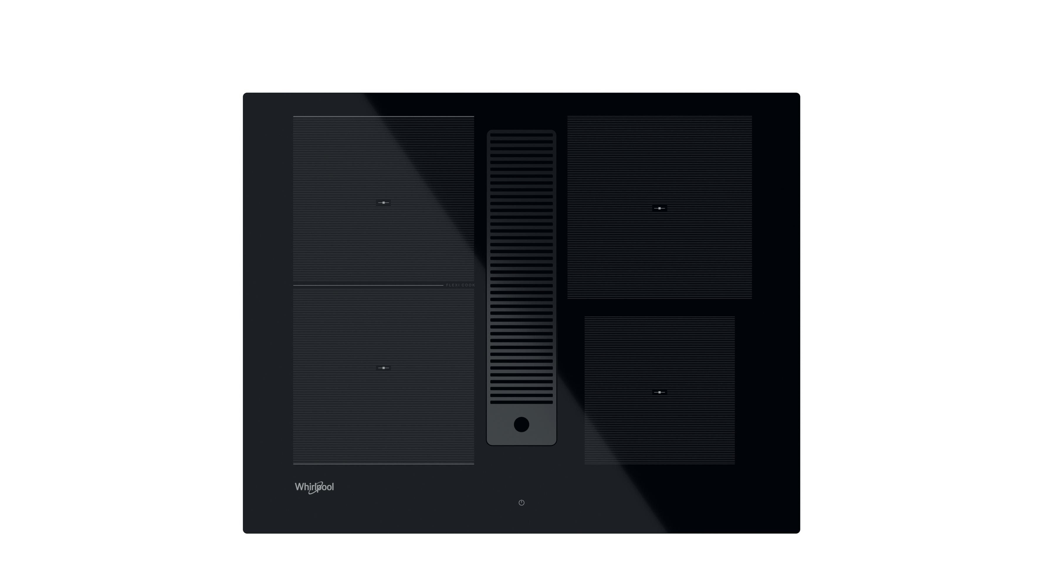 Whirlpool Venting cooktop WVH 1065B Čierna Frontal