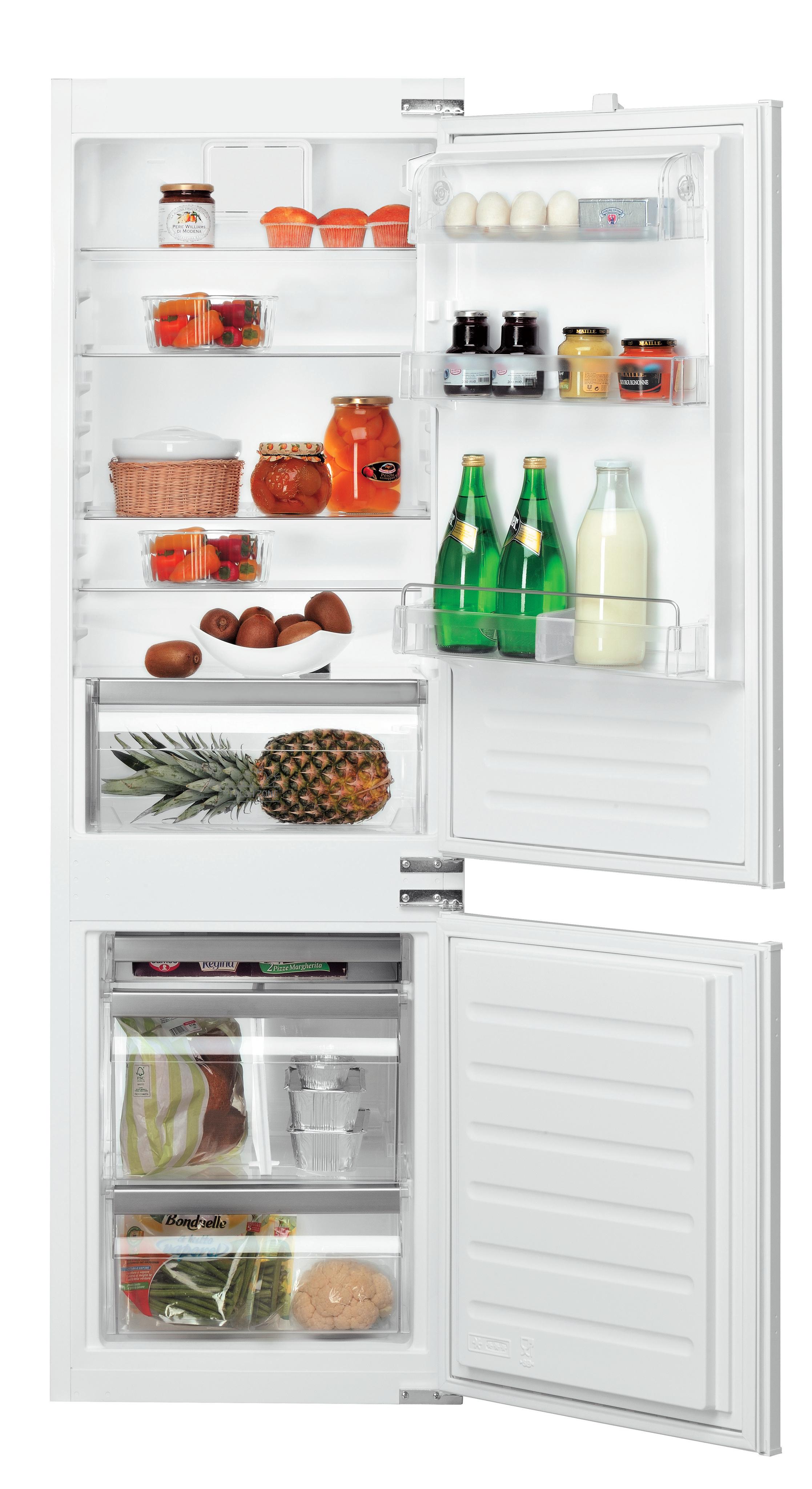 Bauknecht Køleskab/fryser kombination Indbygget KGIE 1180 SF2 Hvid 2 doors Frontal open