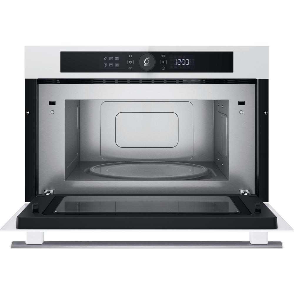 Whirlpool Mikroviļņu krāsns Iebūvējams WMD44MW Balts Elektronisks 31 Mikroviļņi + Grila funkcija 1000 Frontal open