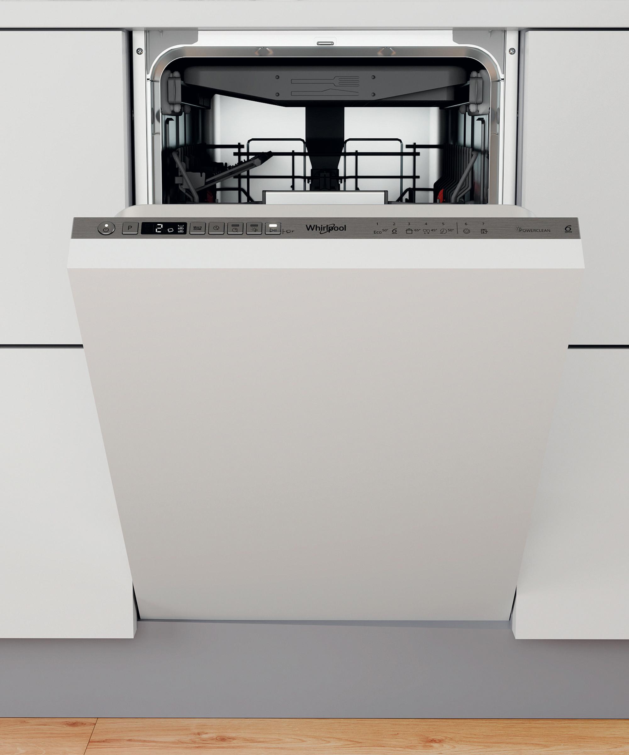 Whirlpool Máquina de lavar loiça Encastre WSIO 3O23 PFE X Encastre total E Frontal