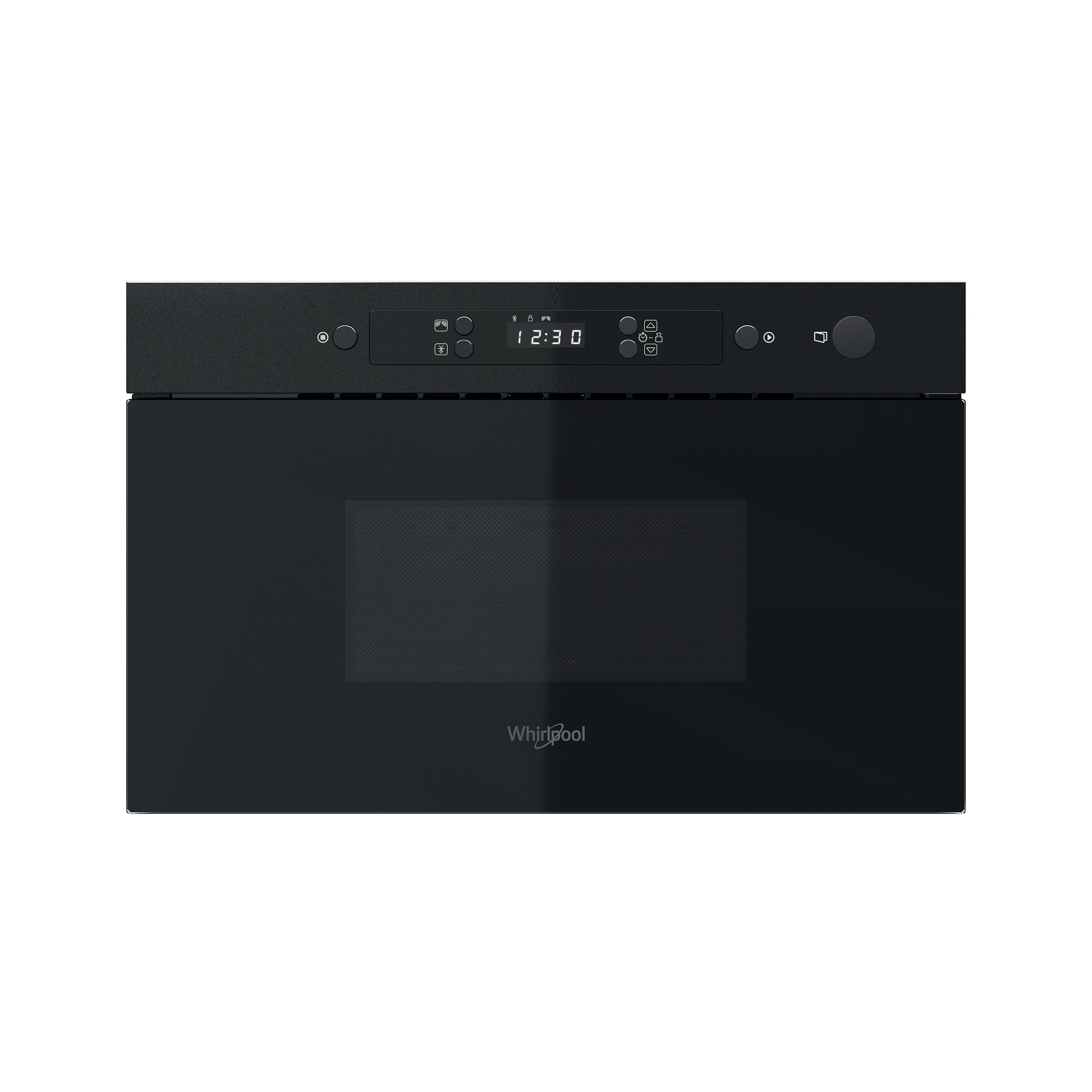 Whirlpool Mikrovalna pećnica Ugradbeni MBNA900B Crna Elektronička 22 Samo mikrovalovi 750 Frontal
