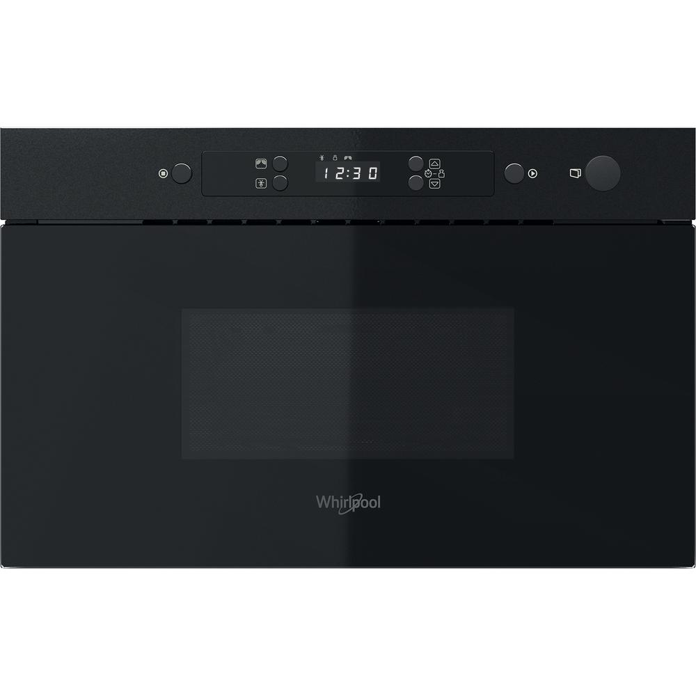 Whirlpool Φούρνος μικροκυμάτων Εντοιχιζόμενο MBNA900B Μαύρο Ηλεκτρονικός 22 Μικροκύματα μόνο 750 Frontal