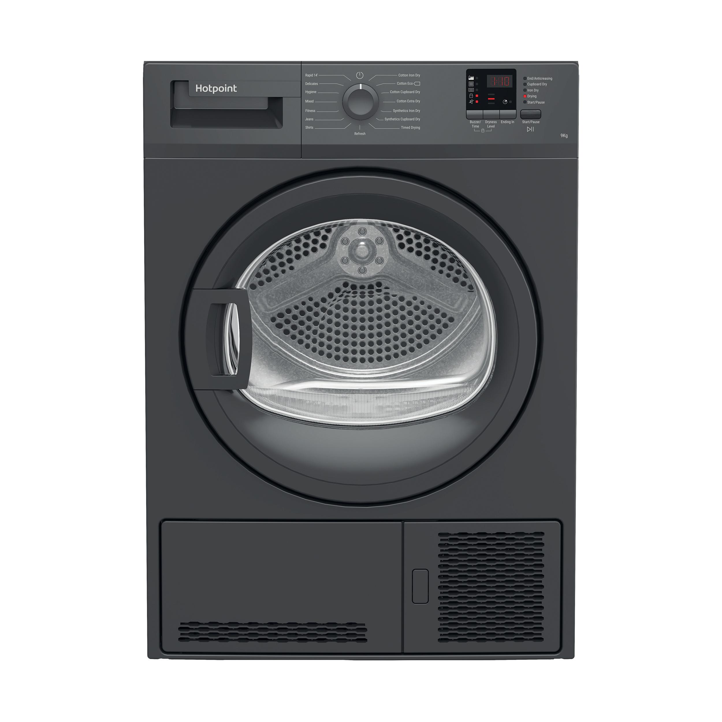Hotpoint Dryer C HD C92 GGGD UK Graphite Frontal