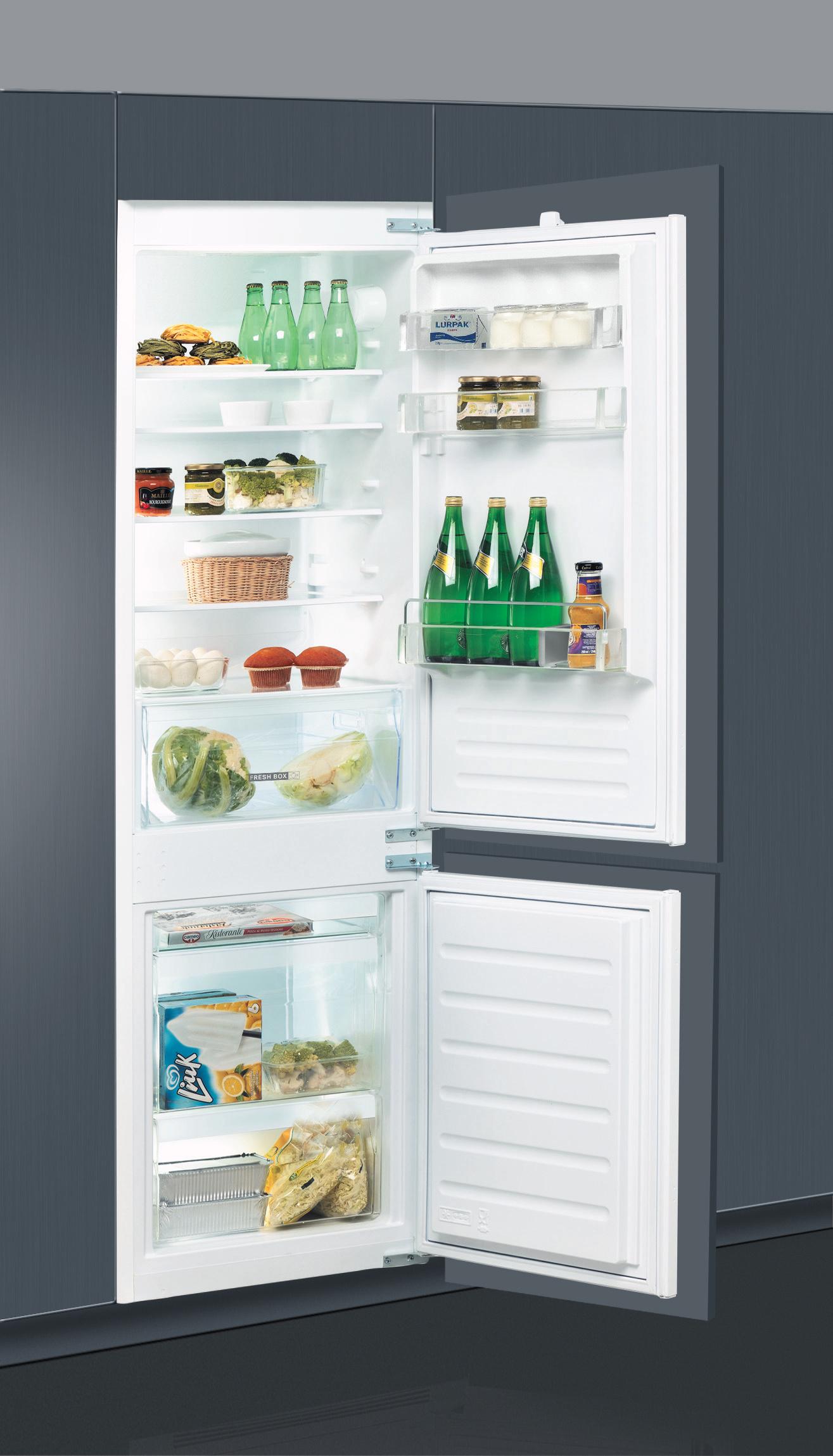 Whirlpool Kombinirani hladnjak Ugradbeni ART 65021 Bijela 2 doors Perspective open