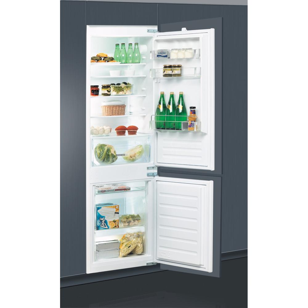 Whirlpool Fridge/freezer combination Vgradni ART 65021 Bela 2 doors Perspective open