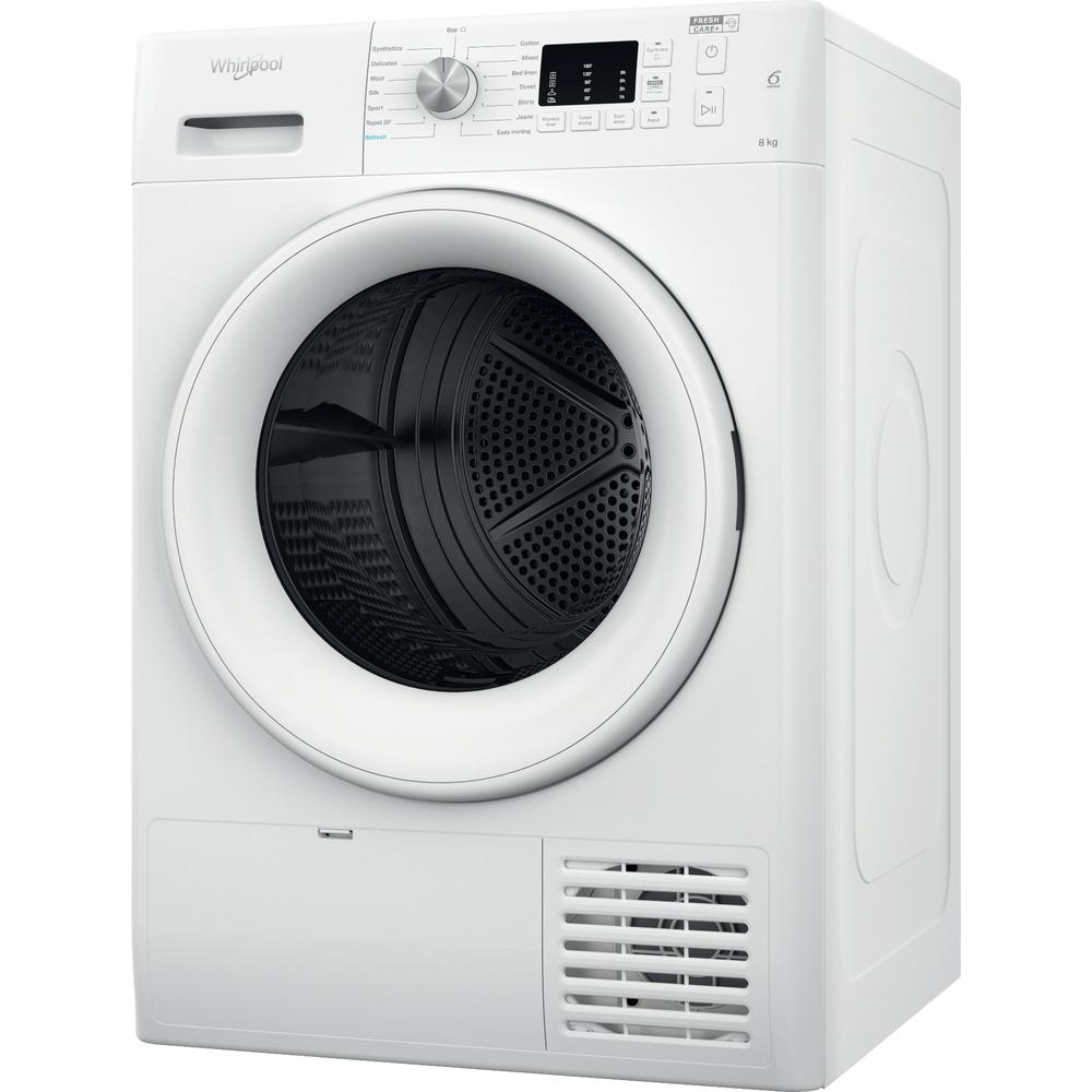 Whirlpool Dryer FFT CM10 8B UK White Perspective