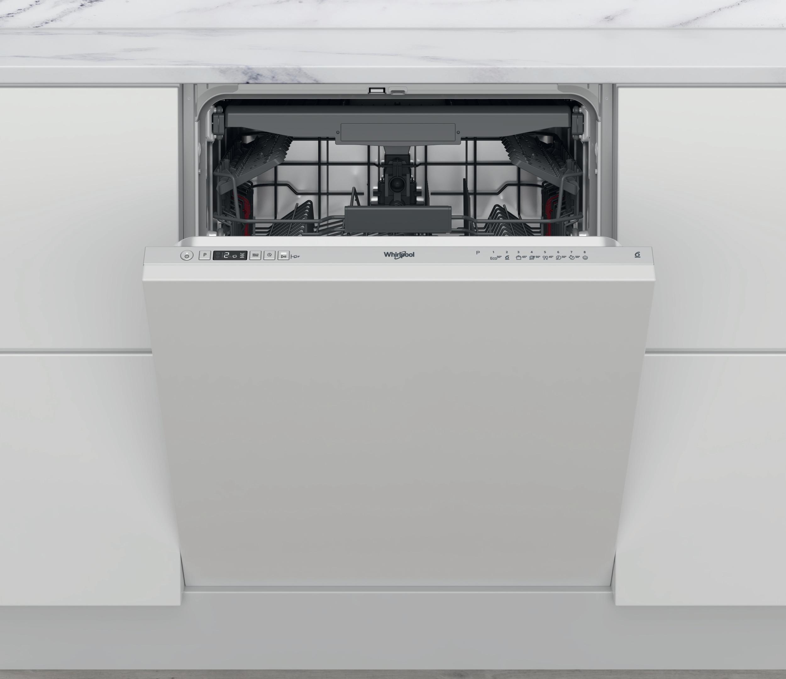 Whirlpool Mosogatógép Beépíthető WIC 3C26 F Full-integrated E Frontal