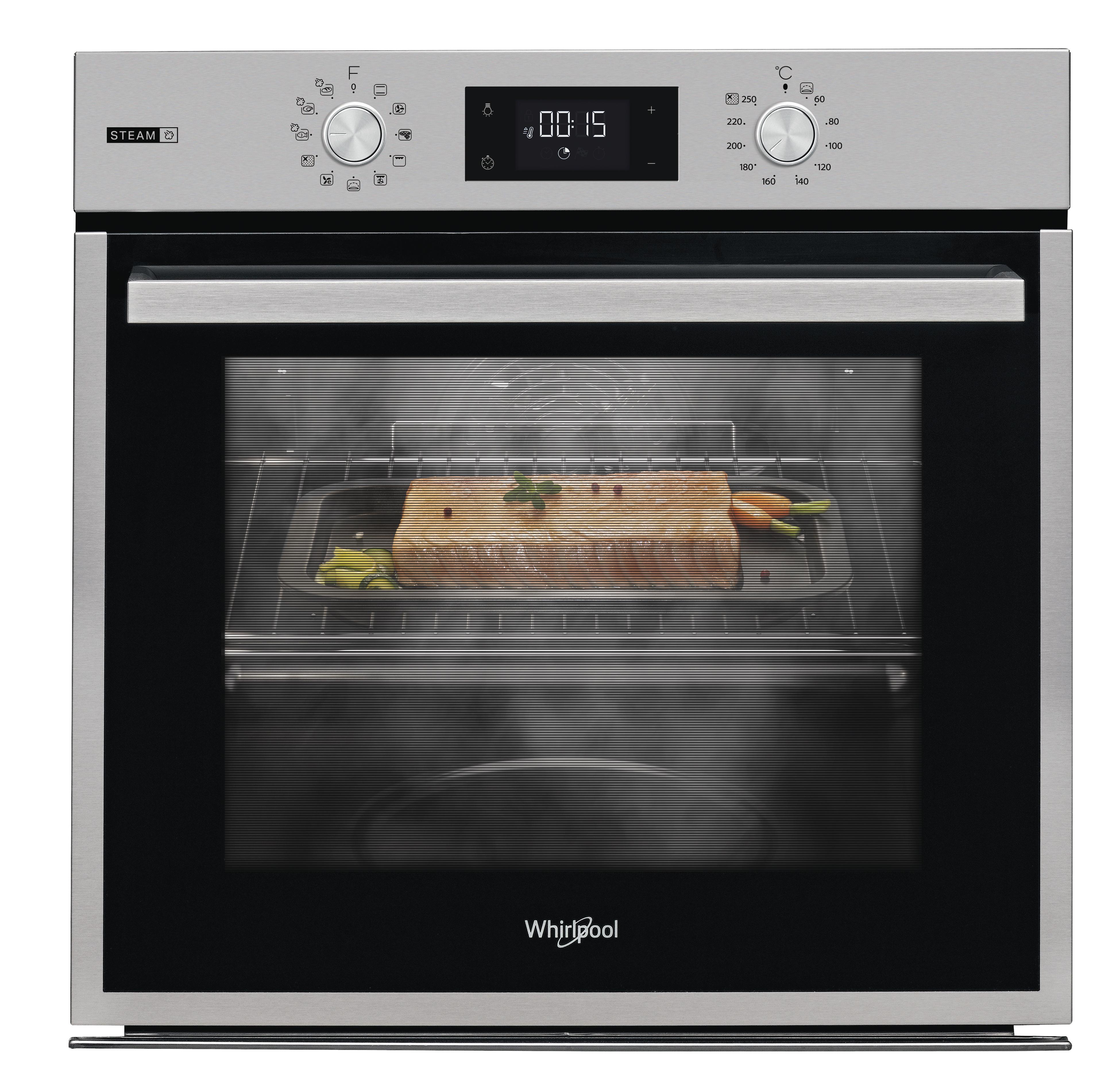 Whirlpool ugradna električna rerna: inox boja, samostalno čišćenje - OAS KP8V1SW IX