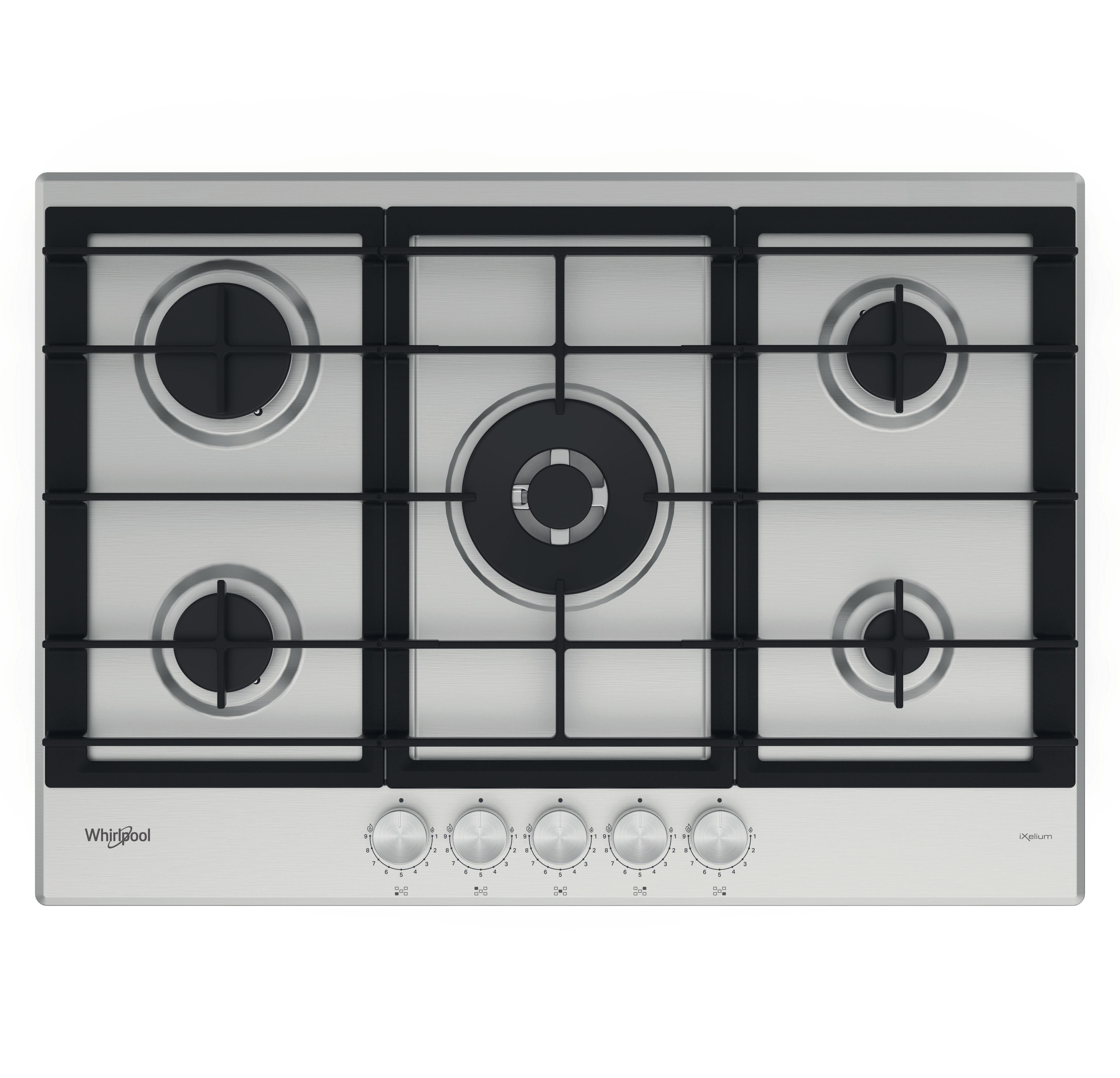 Whirlpool Ploča za kuhanje GMWL 728/IXL Inox lxelium PLINSKA Frontal