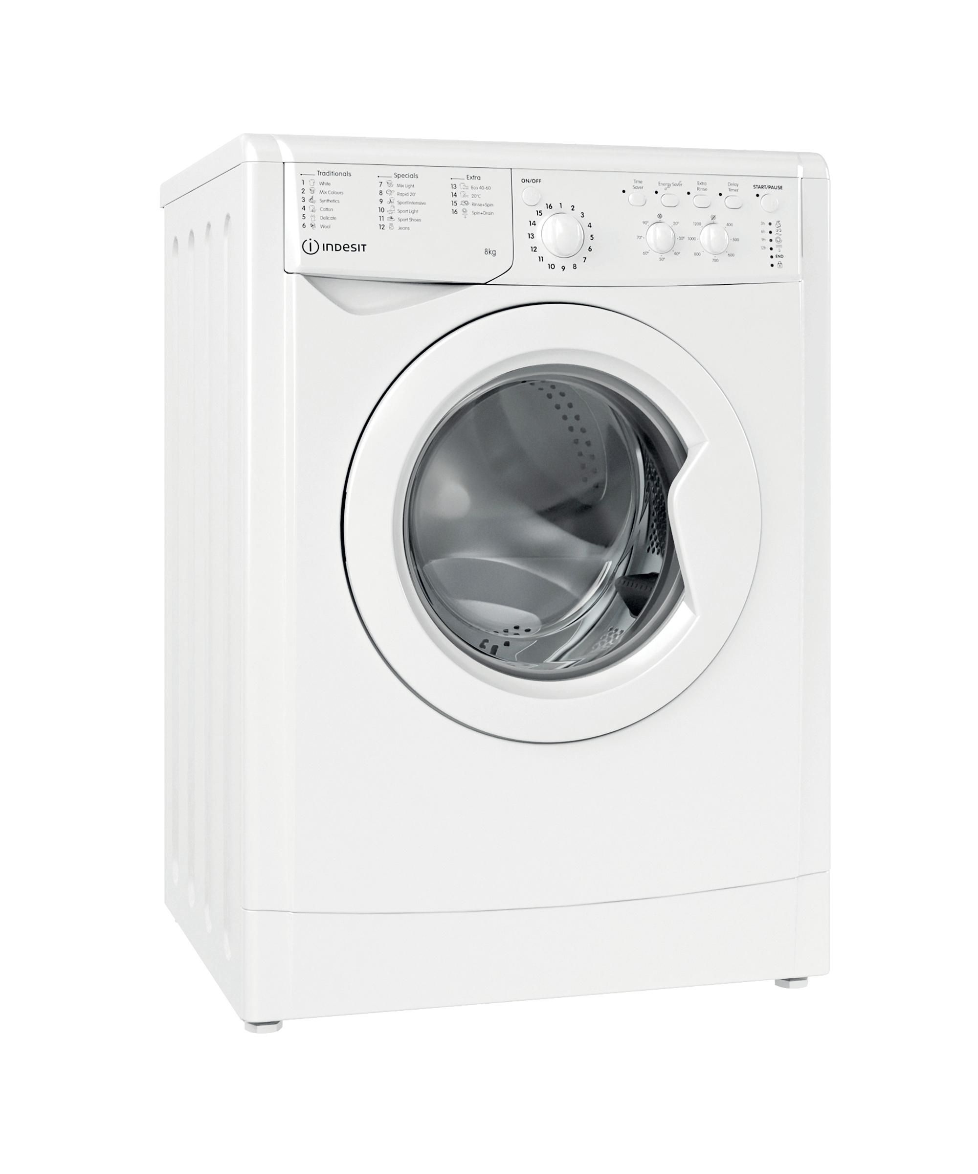 Freestanding front loading washing machine: 7,0kg - IWC 71453 W UK N