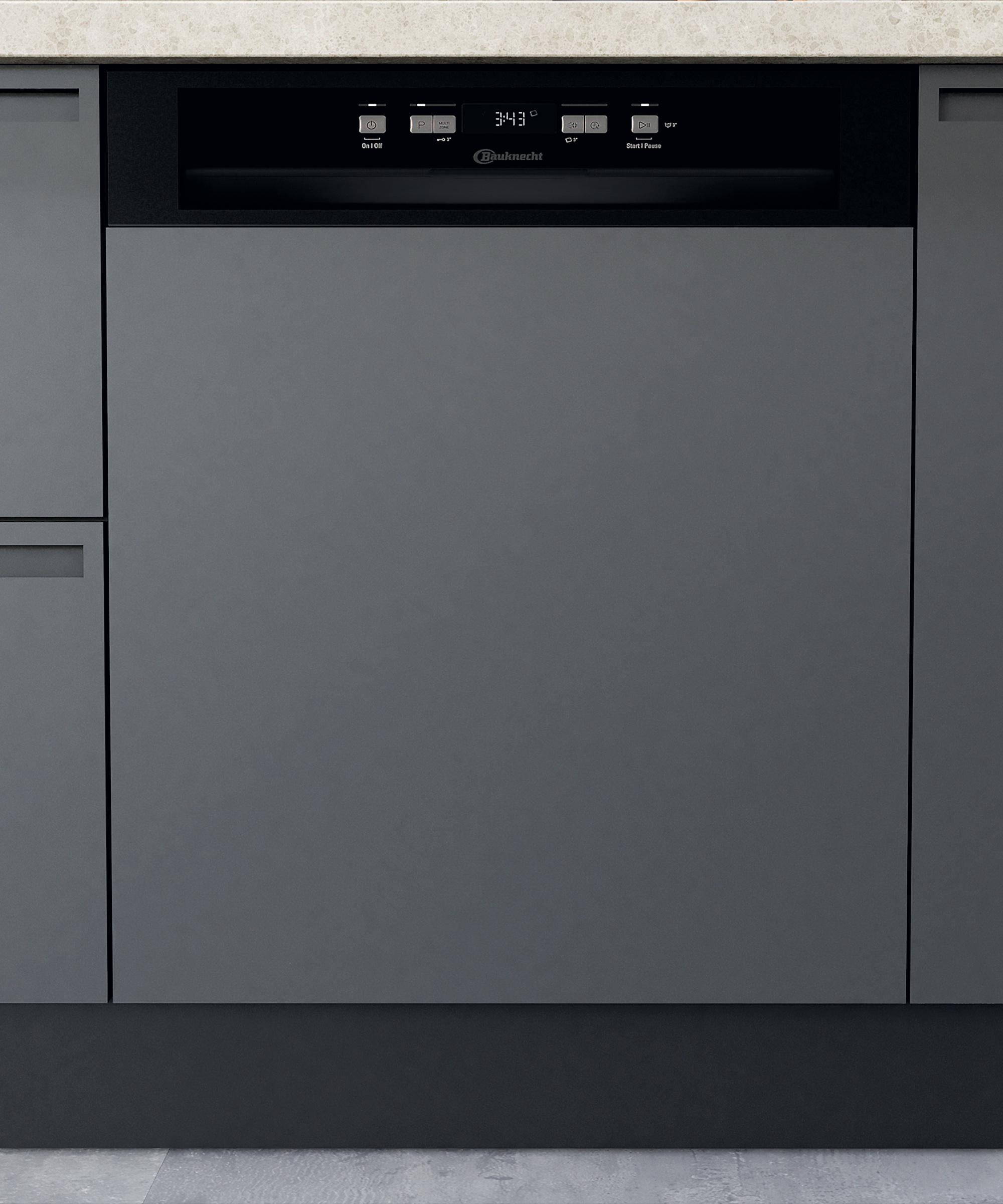 Bauknecht Geschirrspüler Einbaugerät BCBC 3C26 B CH Teilintegriert E Frontal