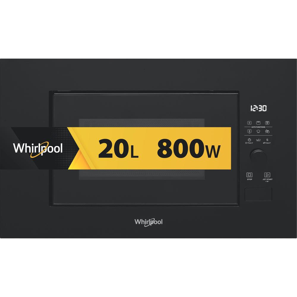 Whirlpool Mikrolaineahi Integreeritav WMF200G NB Must Elektrooniline 20 Mikrolained+grill 800 Frontal