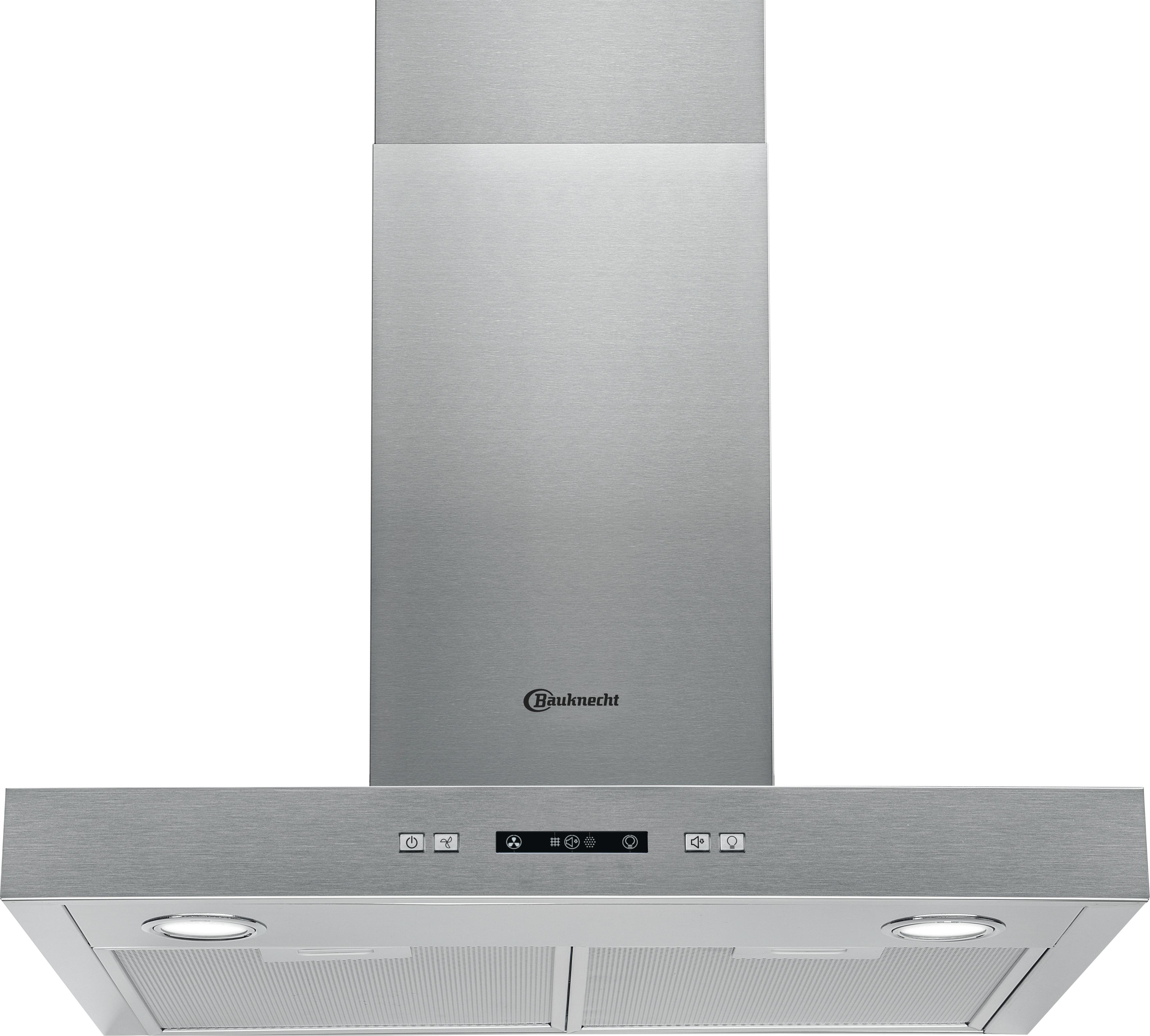 Bauknecht Cappa Apparechio incasso DBHBS 63 LL IX Inox Montaggio a parete Elettrico Frontal