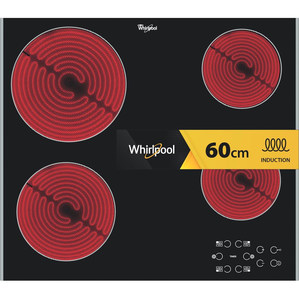 Whirlpool HOB AKT 8090 LX Black Radiant vitroceramic Hero image