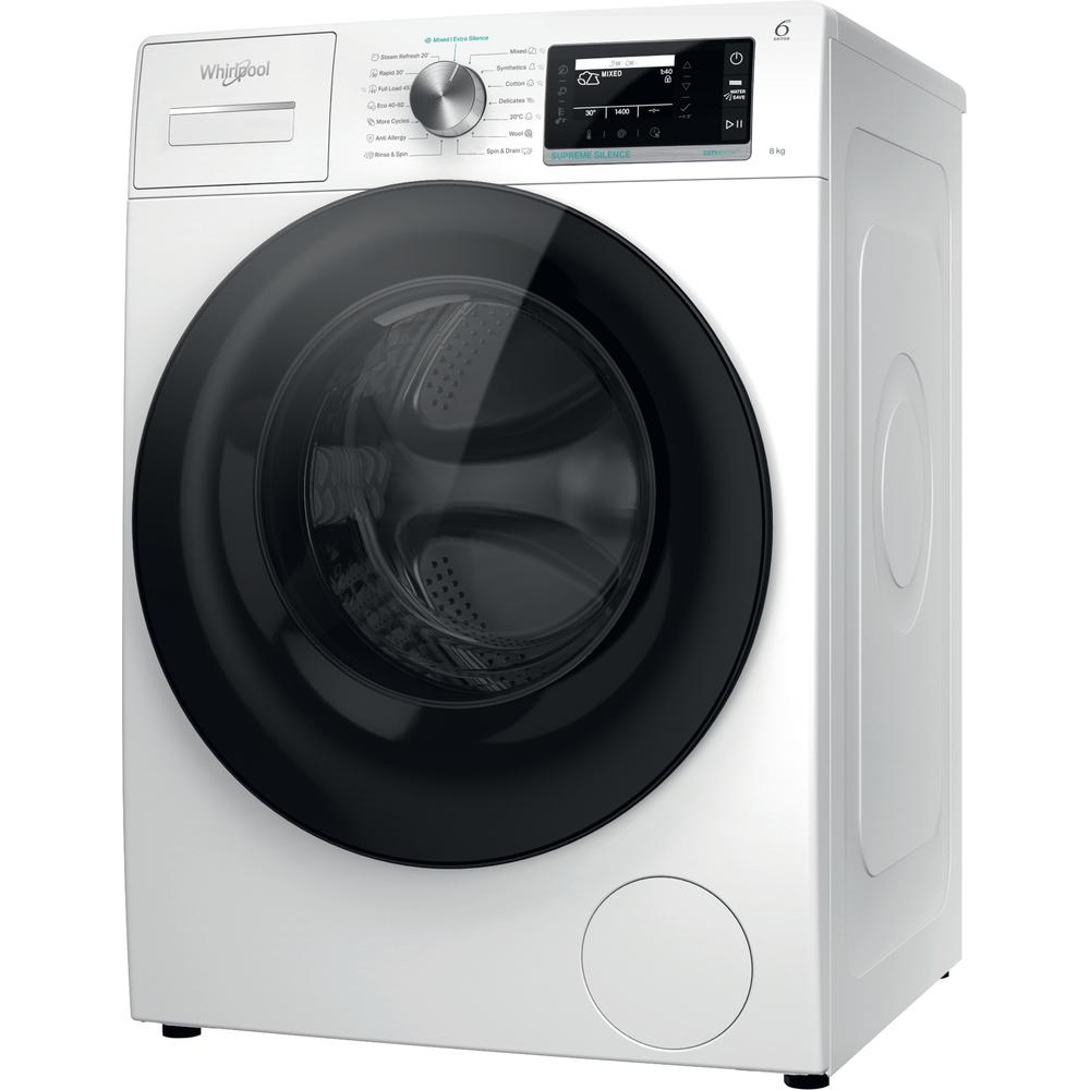 Whirlpool Pesumasin Vabaltseisev W7X 89 SILENCE EE Valge Eestlaetav A Perspective