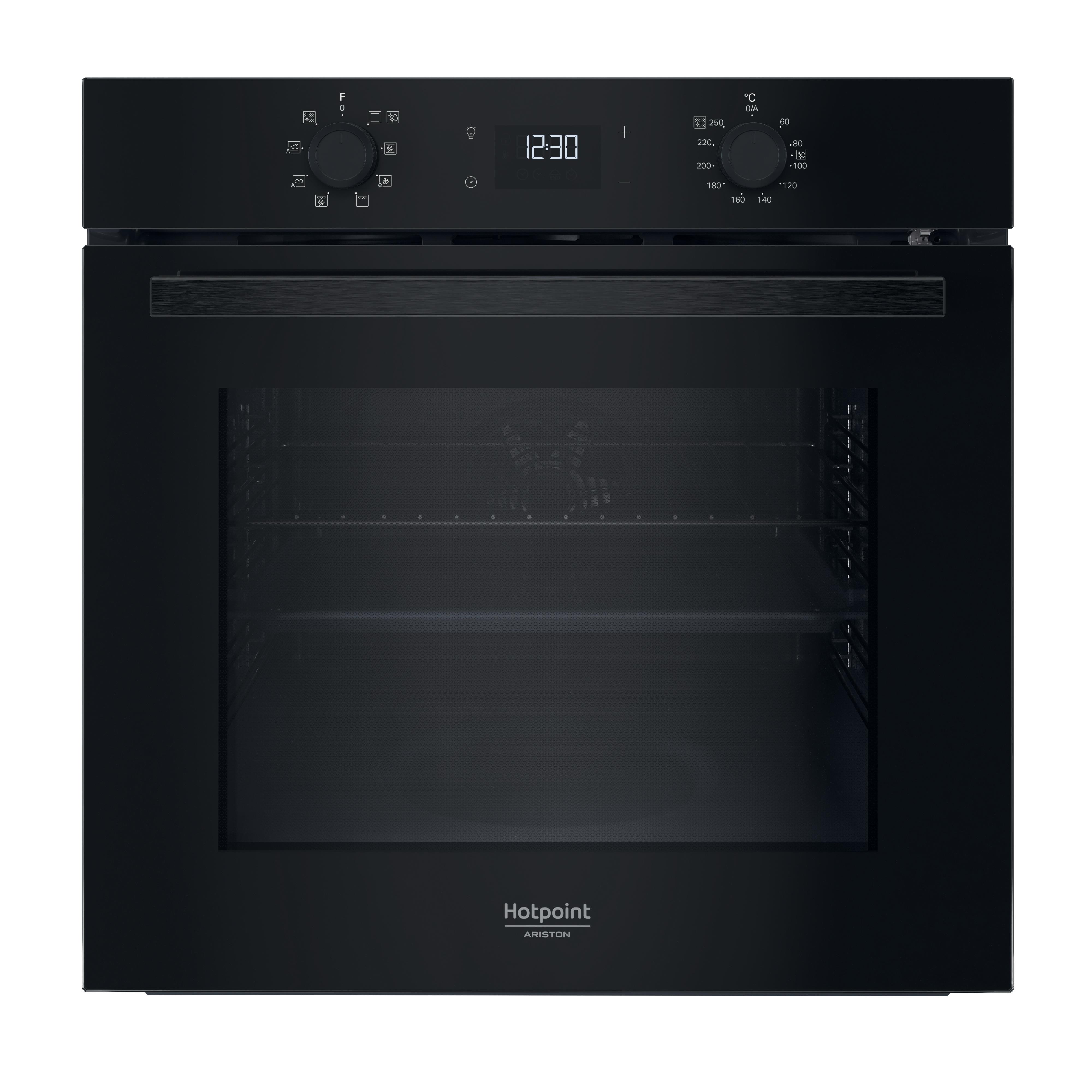 Four encastrable Hotpoint : couleur noire