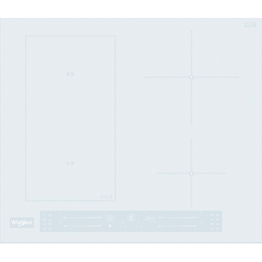 Whirlpool Ploča WL S5360 BF/W Bela Induction vitroceramic Frontal