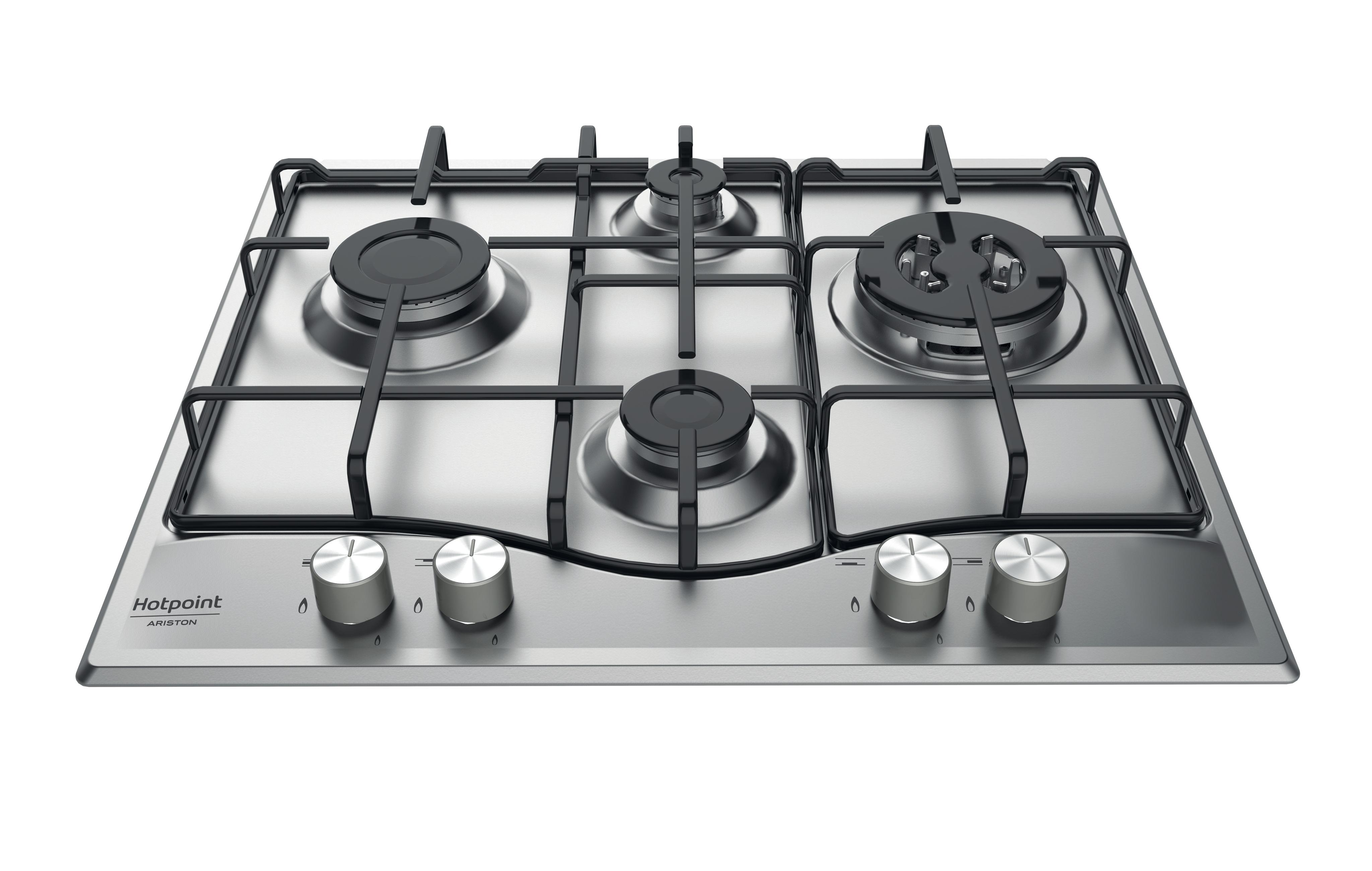 Placa a gás Hotpoint: 4 queimador a gás
