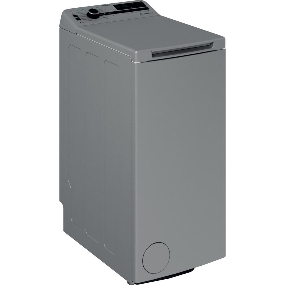 Whirlpool Pralni stroj Samostojni TDLRS 7222BS EU/N Dvojna vgradna pečica Top loader E Perspective