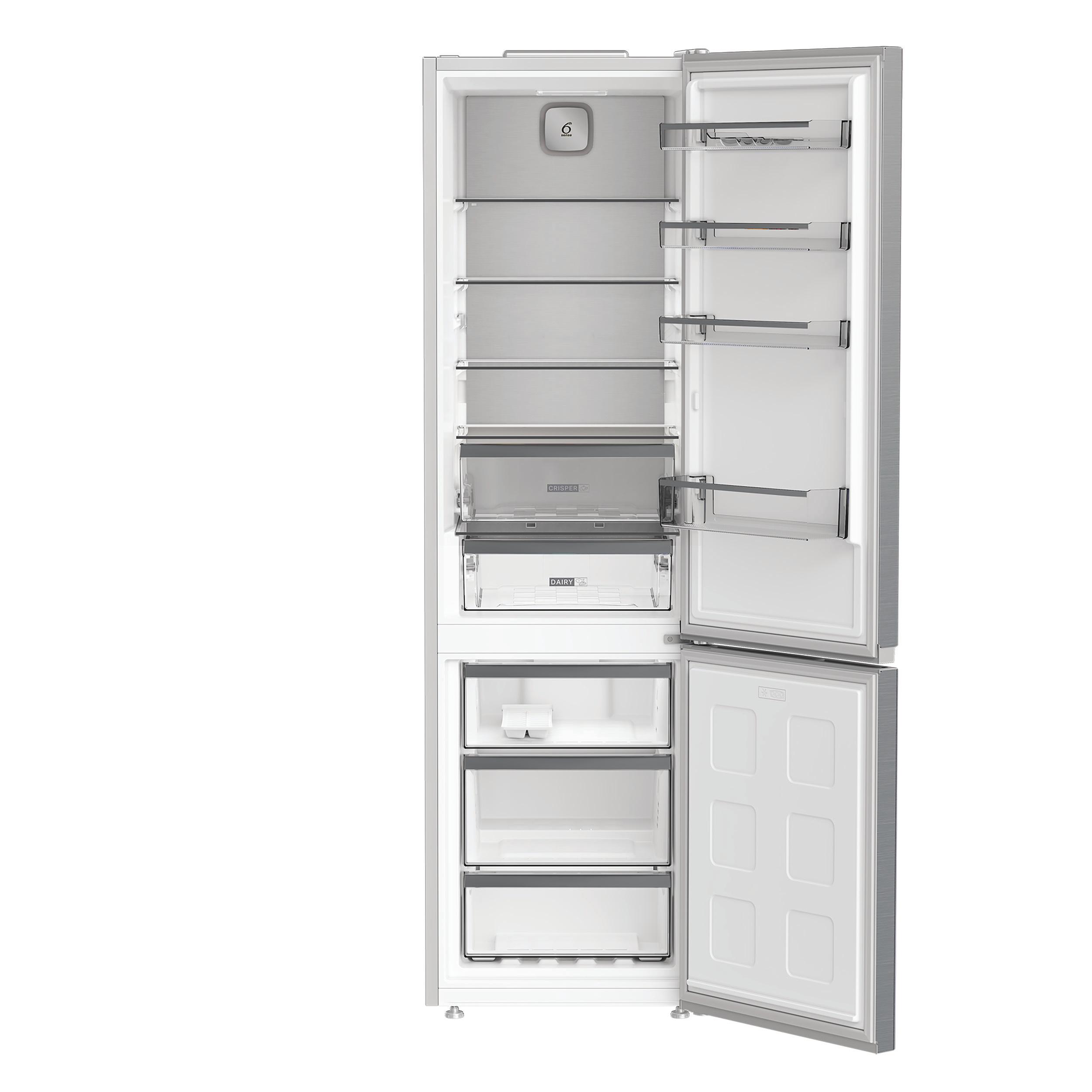 Whirlpool Kombinovaná chladnička s mrazničkou Volně stojící WHK 26404 XP7E New Silver – ARC 1035 2 doors Perspective open