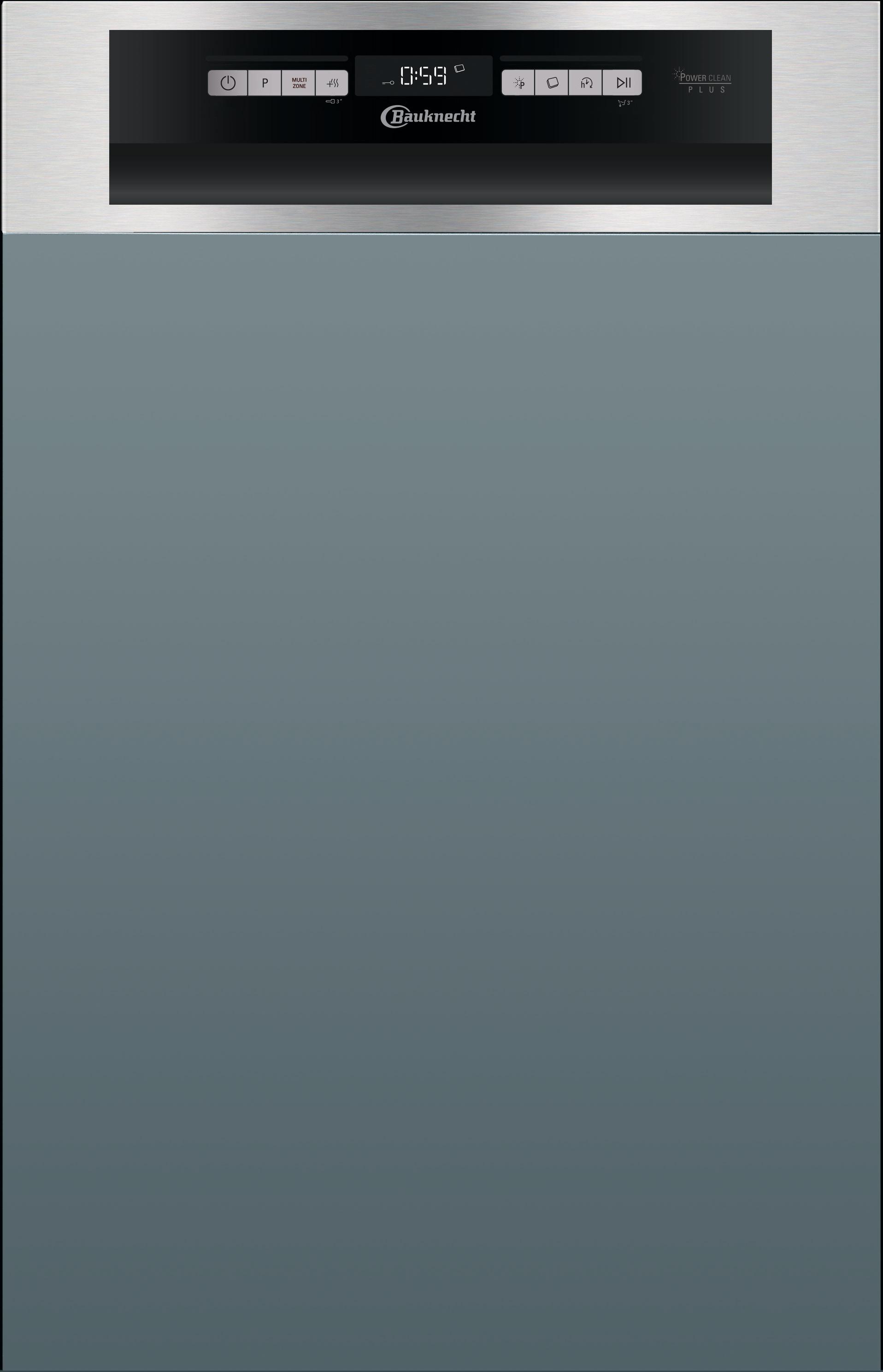 Bauknecht Geschirrspüler Einbaugerät BSBO 3O23 PF X CH Teilintegriert E Frontal